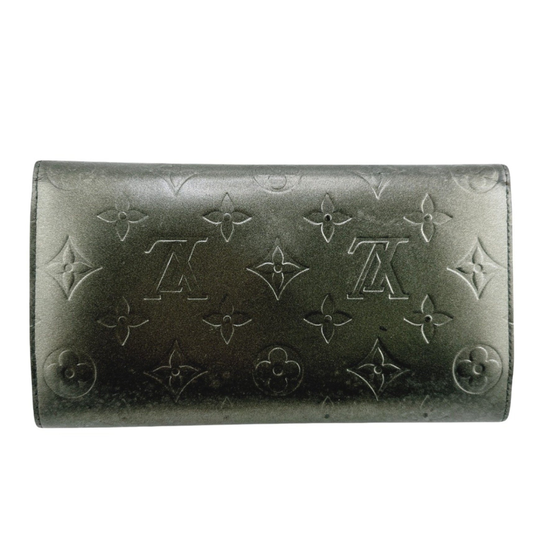 Louis Vuitton Tri-fold wallet Monogram Porfeuil Matte Noir