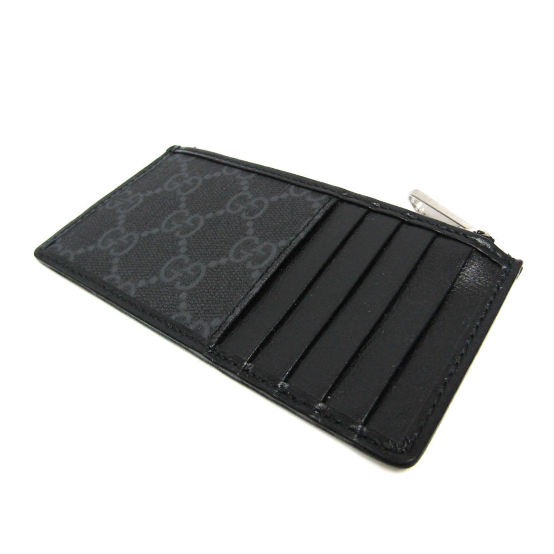 Gucci Interlocking G Leather GG Supreme Card Case