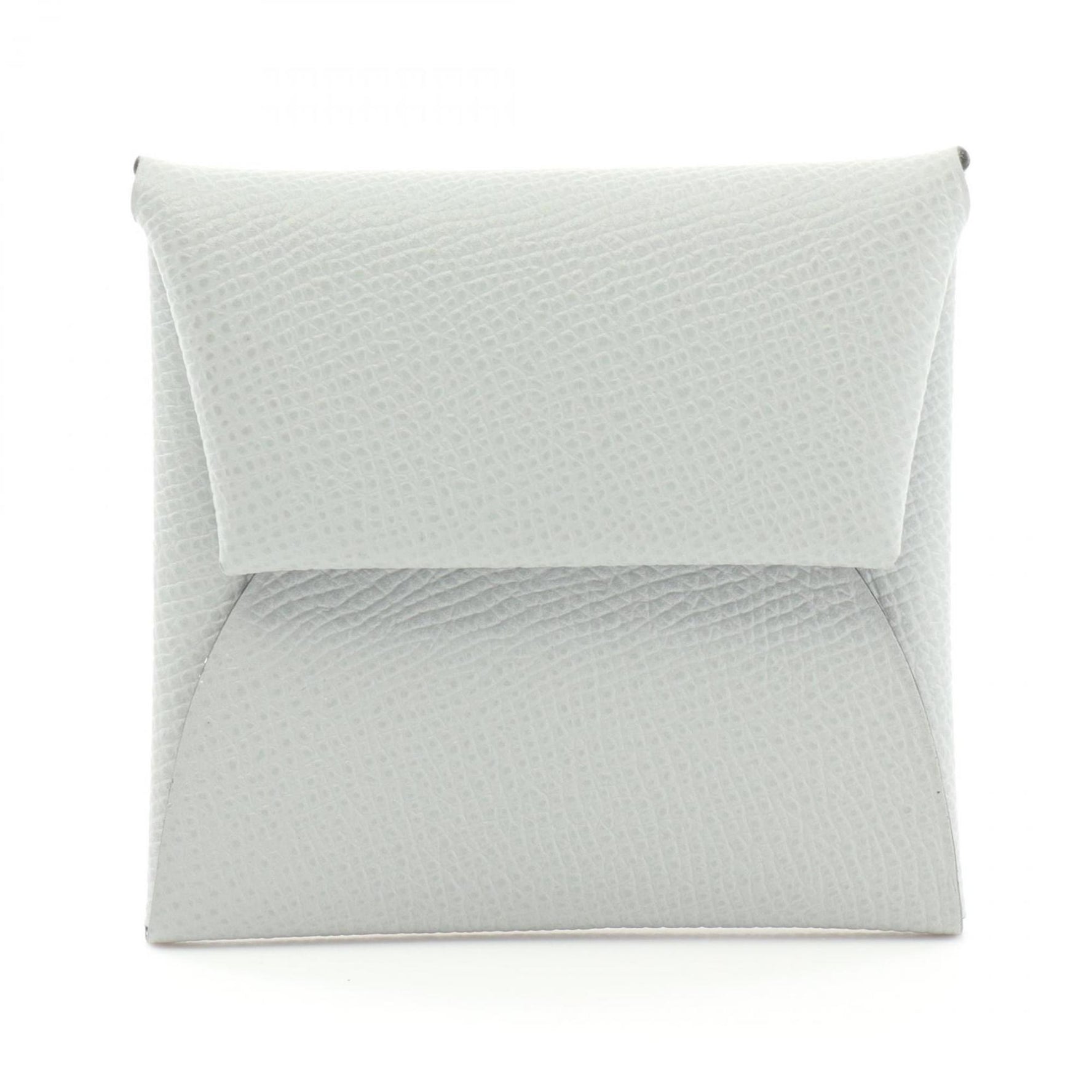 Hermes Bastia Wallet/Coin Case Wallet Epsom Leather Grey