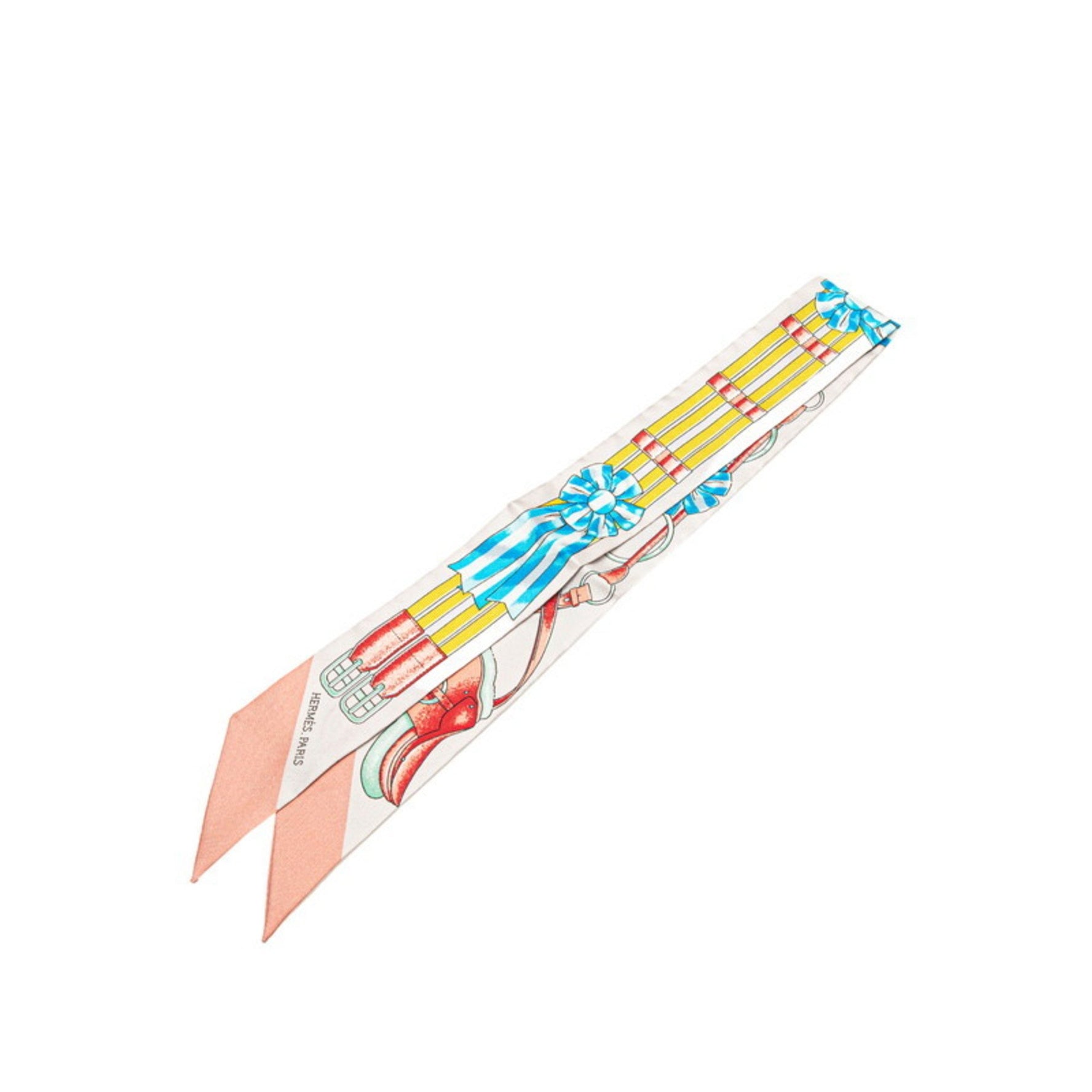 Hermes Twilly Jumping Scarf, Multicolor Silk