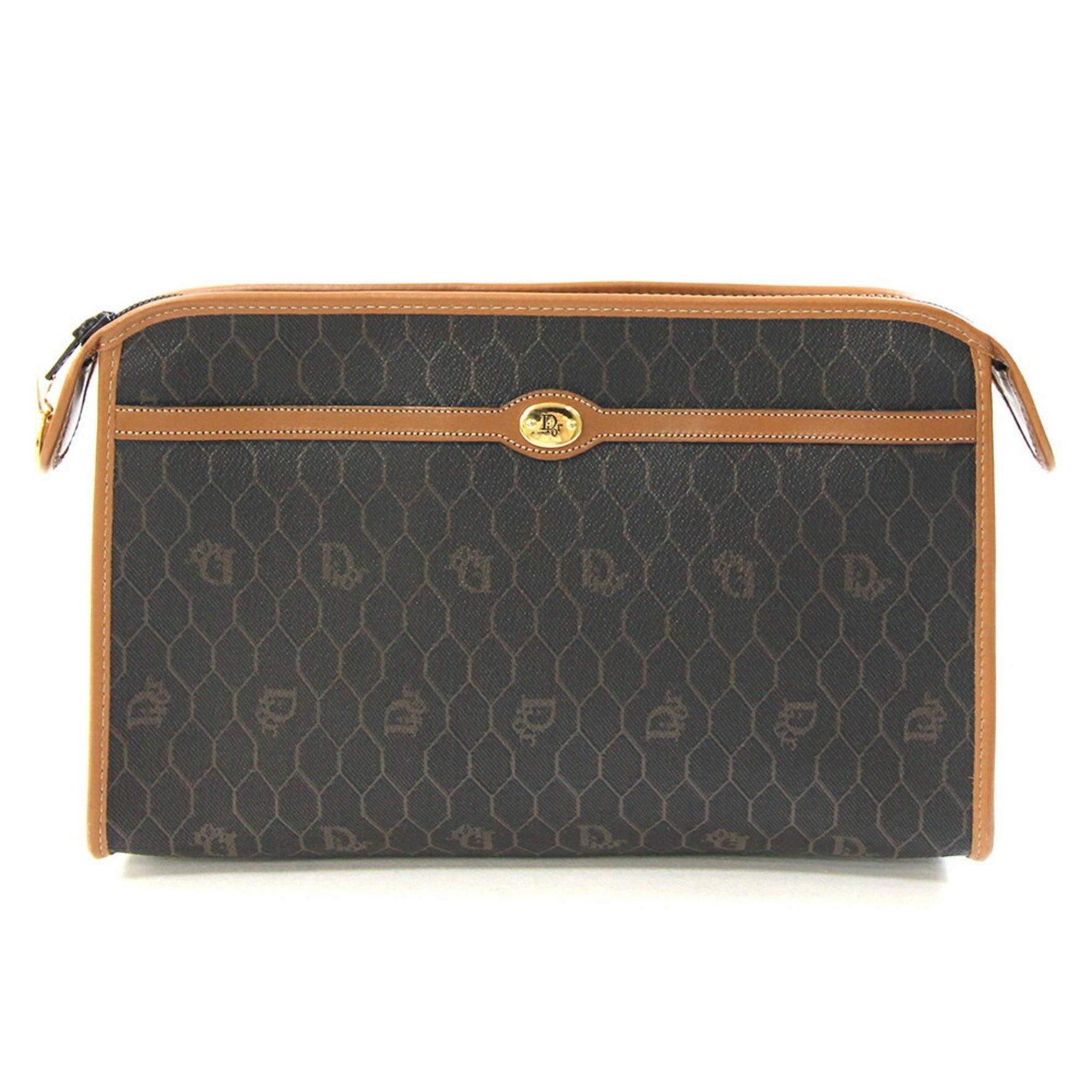 Christian Dior Dior clutch bag PVC leather second old DIOR