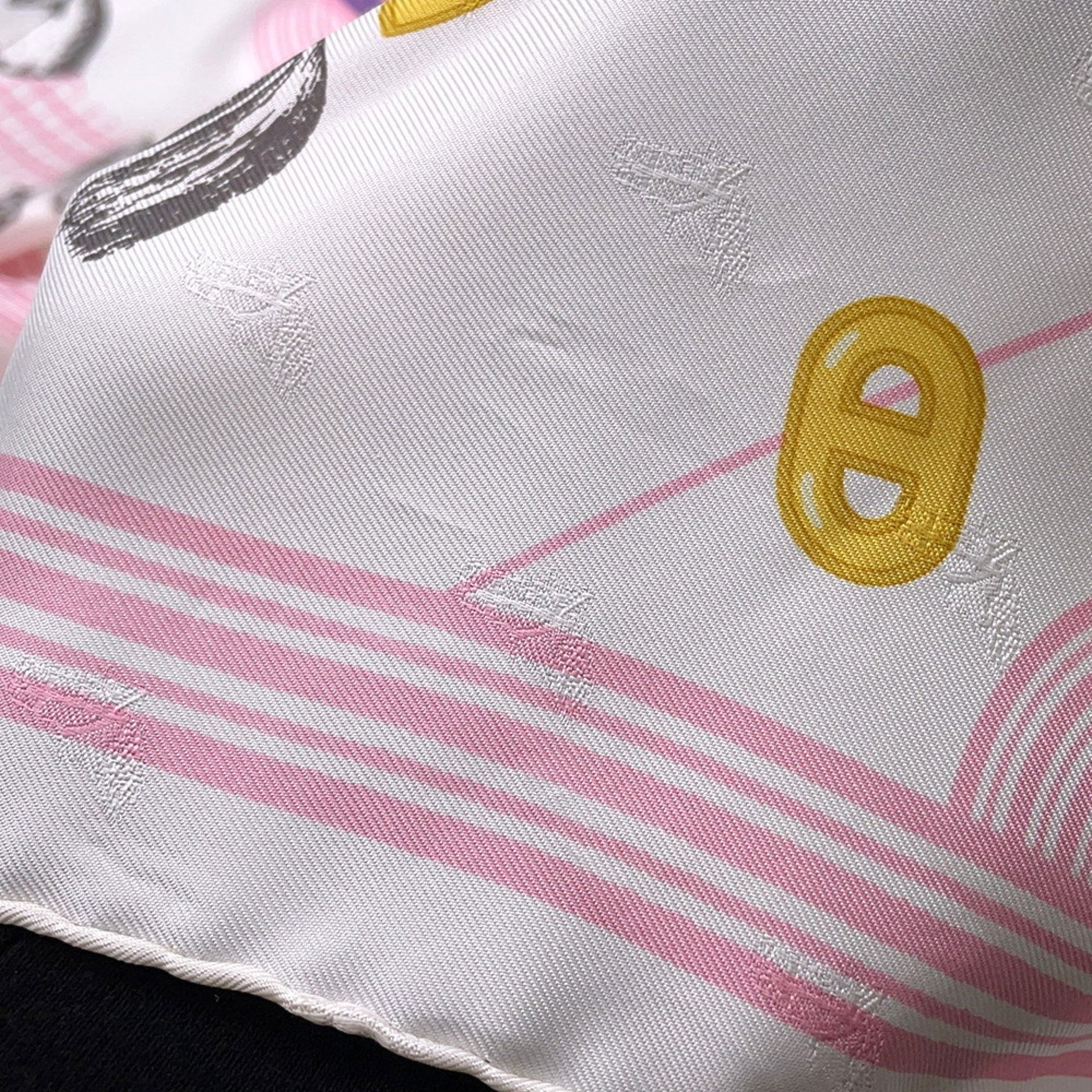 Hermes Scarf Triangle Garde Robe Pop Silk 2022