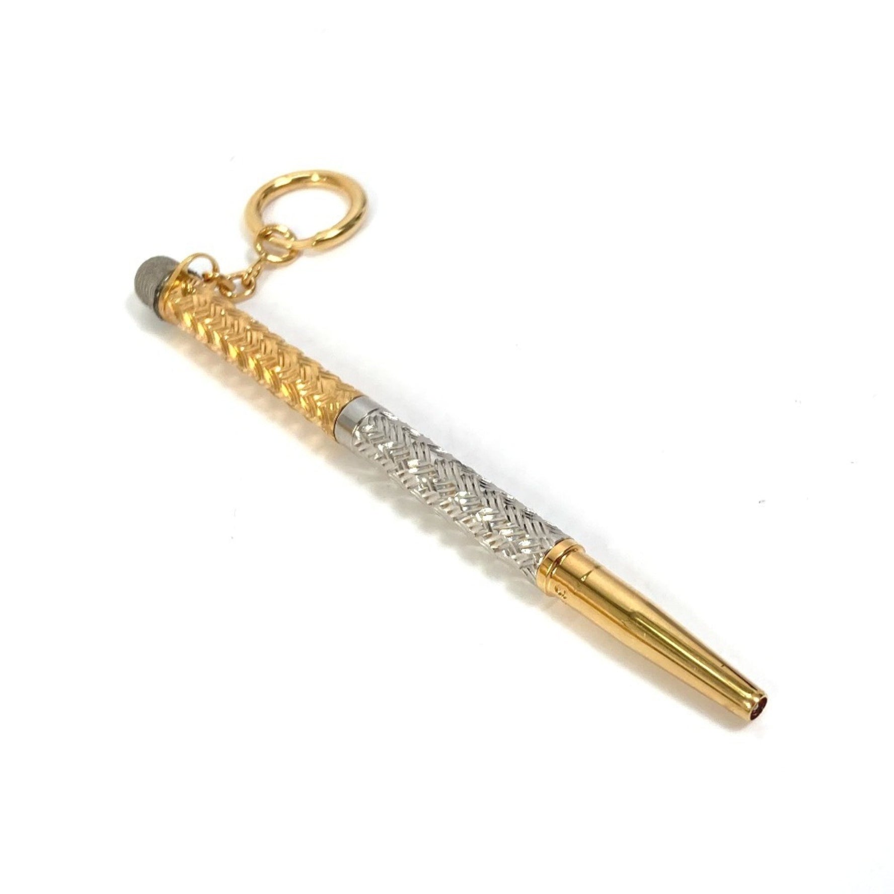 FENDI CHAOS Collaboration Scribble Pen Pen-shaped Earrings Metal Silver