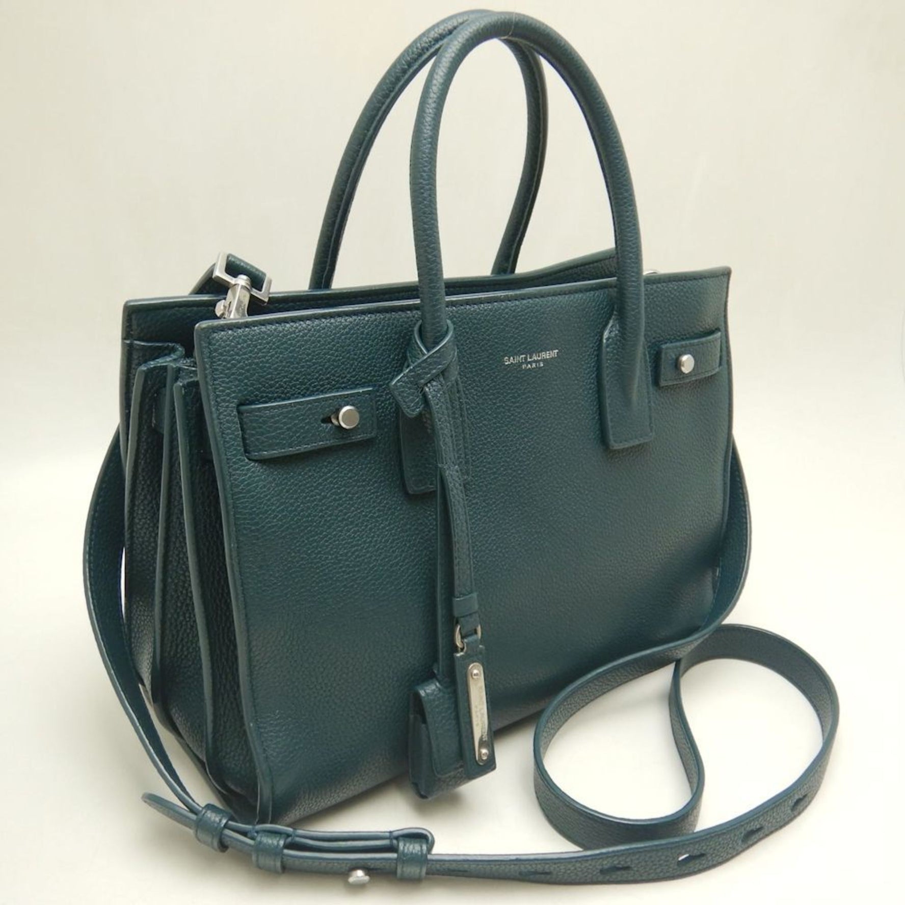 Saint Laurent Sac du Jour Baby Handbag Leather