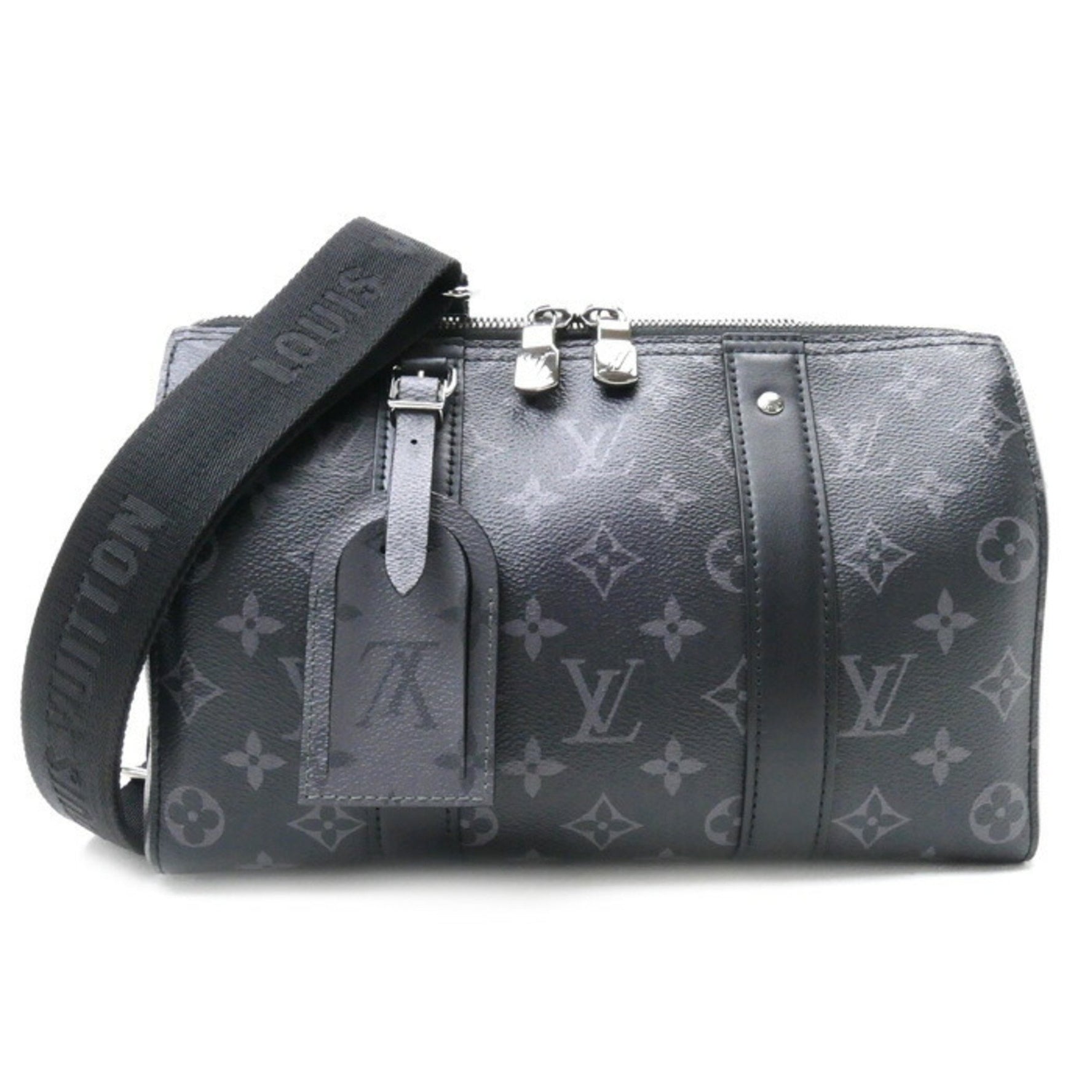 Louis Vuitton City Keepall Shoulder Bag Monogram Eclipse Men's