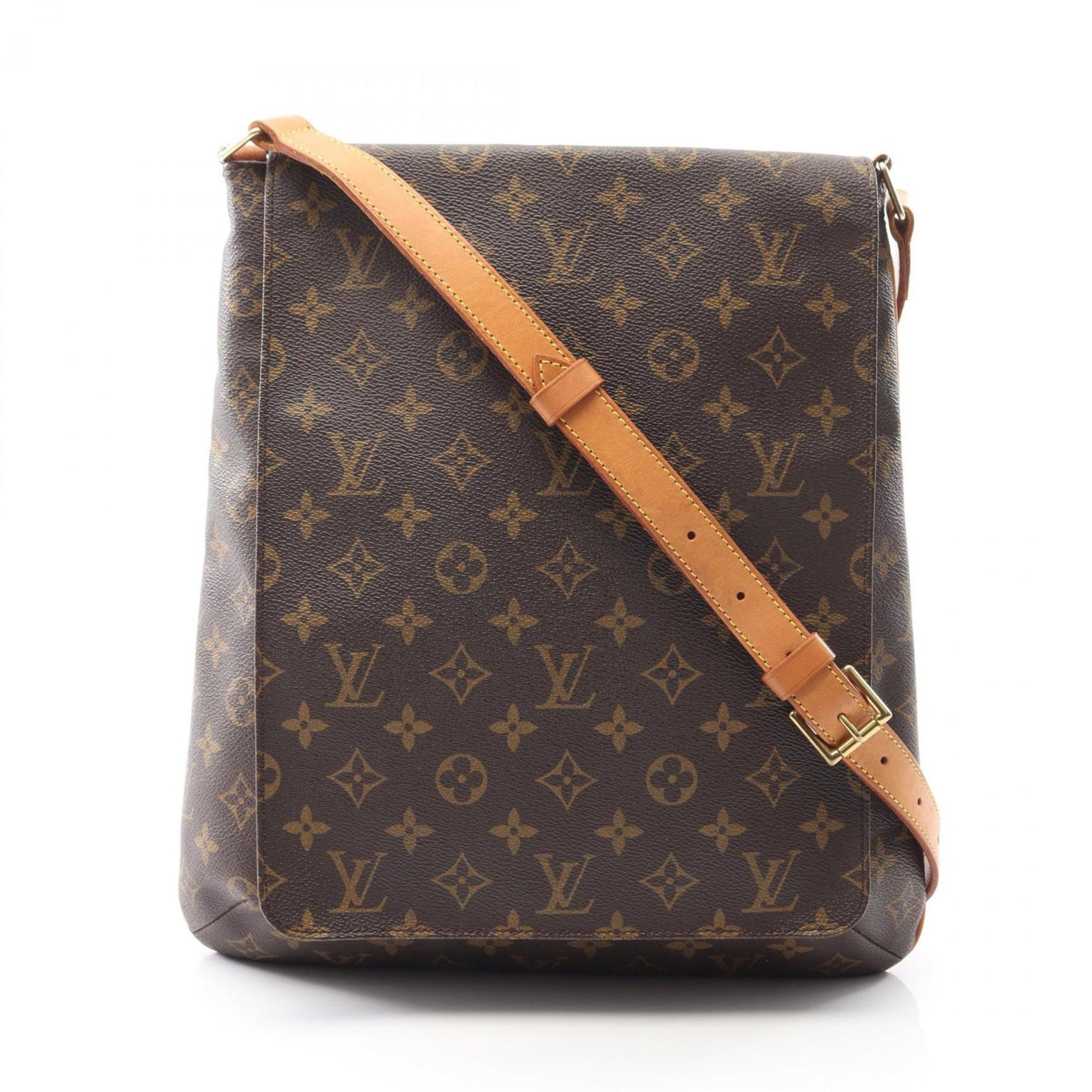 Louis Vuitton Musette Shoulder Bag, PVC-Coated Canvas and Leather, Monogram