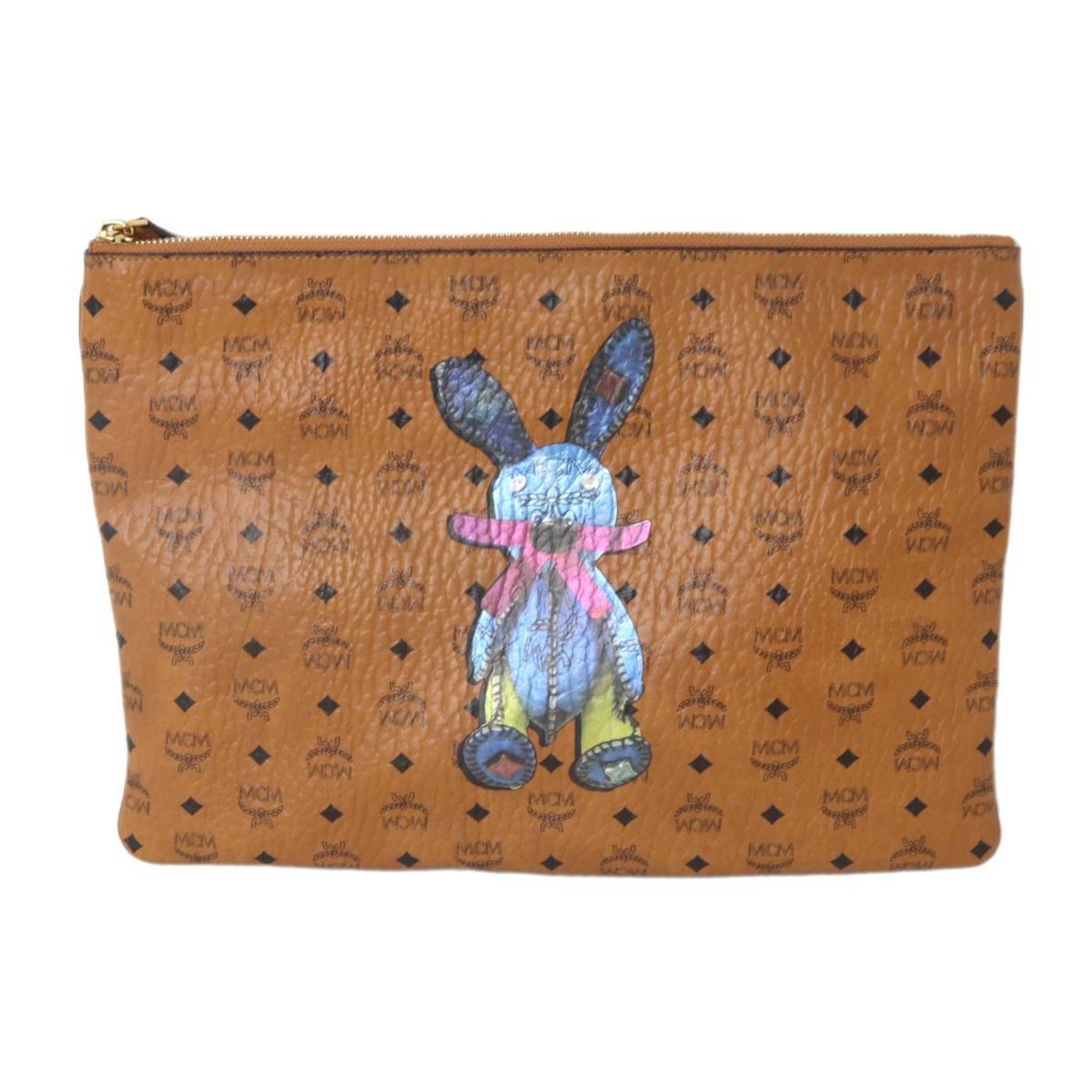 MCM Rabbit Print Shoulder Bag ES