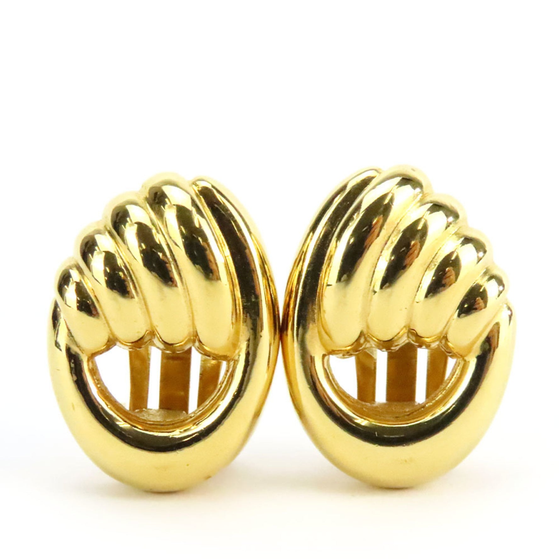 Christian Dior Earrings Metal GP Plated