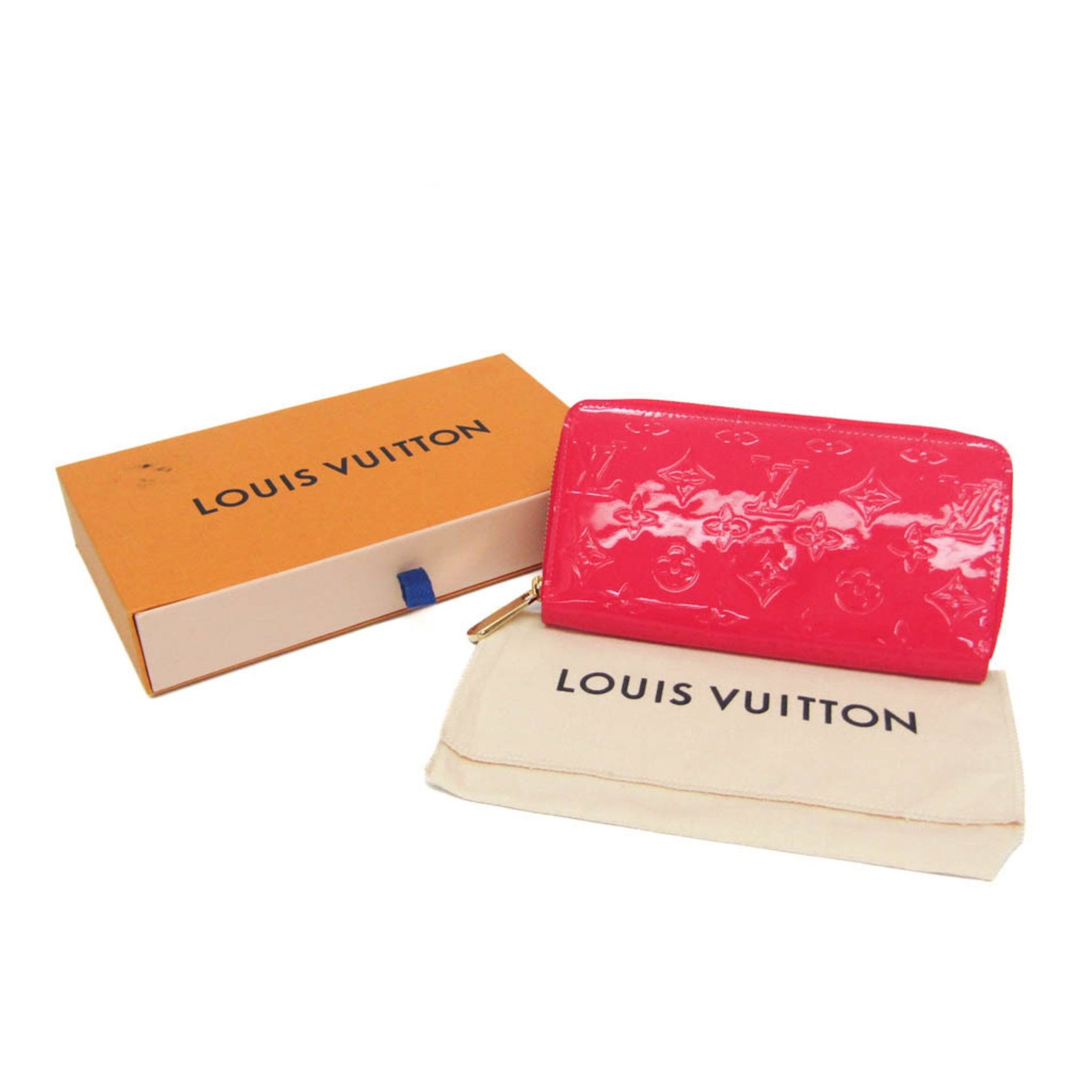 Louis Vuitton Monogram Vernis Zippy Wallet Monogram Vernis Long Wallet (bi-fold) Hot Pink