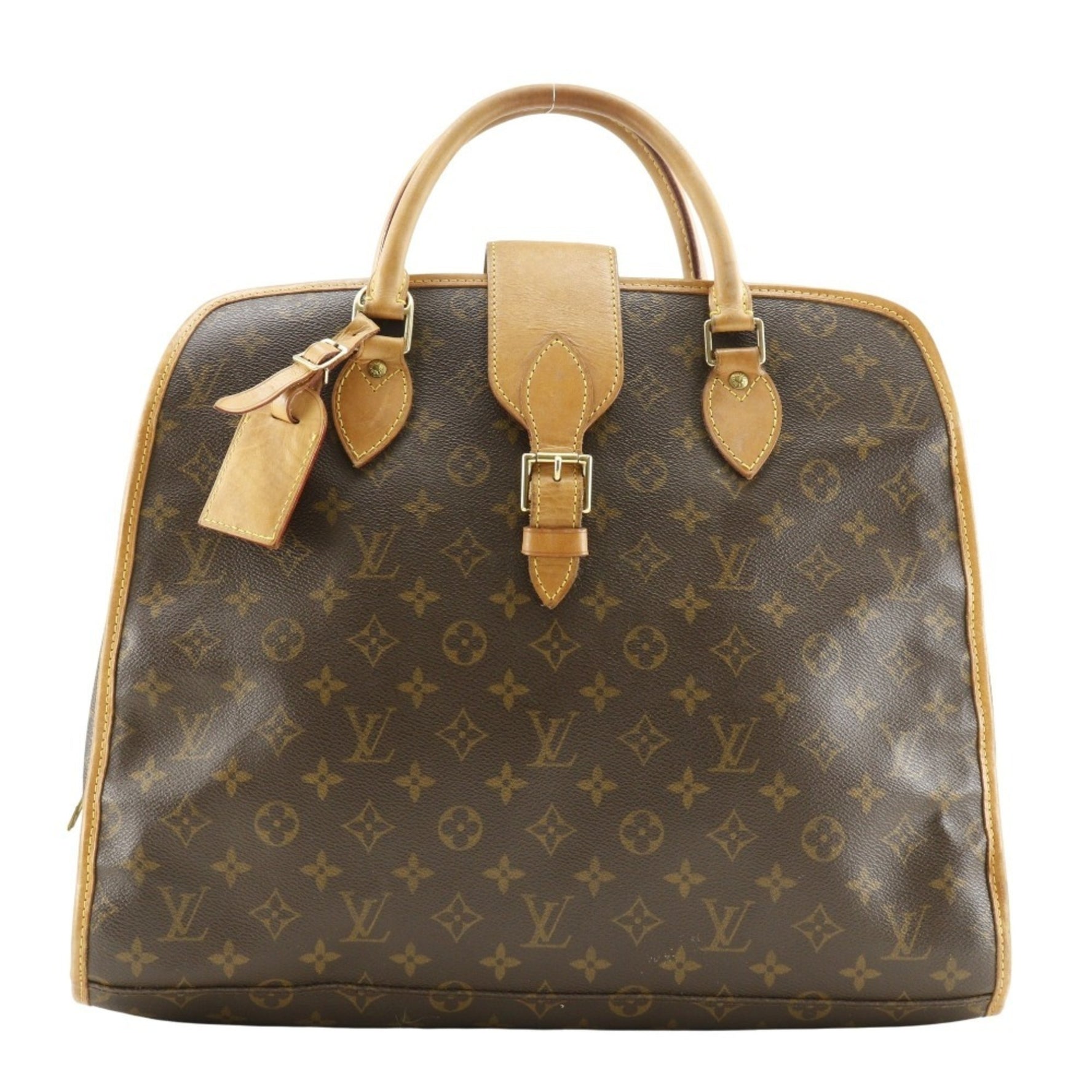 Louis Vuitton Rivoli Handbag Bag Monogram Canvas 2001 Double Unisex