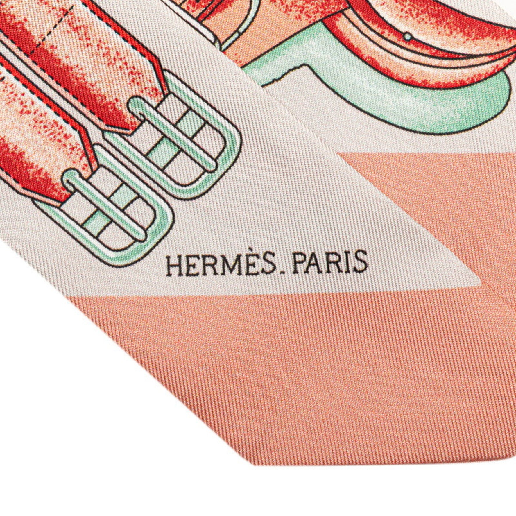 Hermes Twilly Jumping Scarf, Multicolor Silk