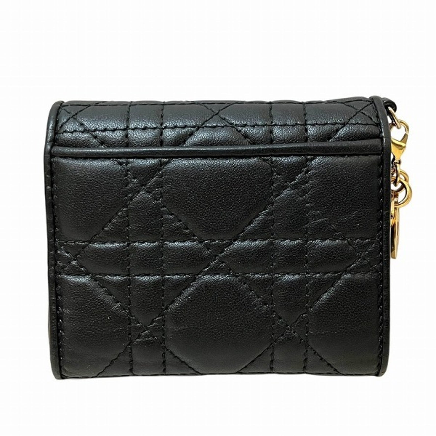 Christian Dior Dior Lady Lotus Wallet Tri-fold