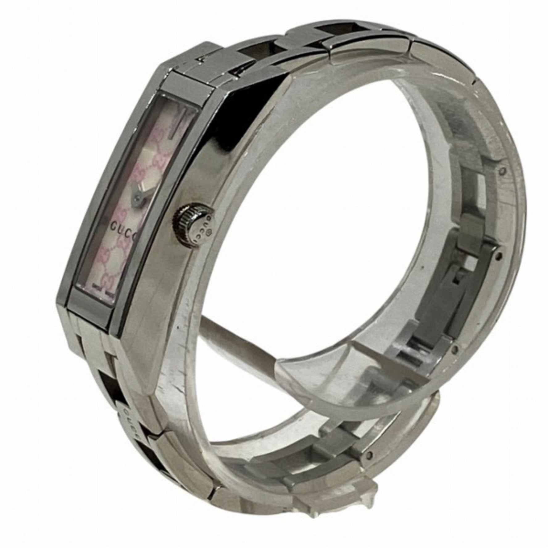 Gucci GG Pattern 110 Quartz Watch with Shell Dial