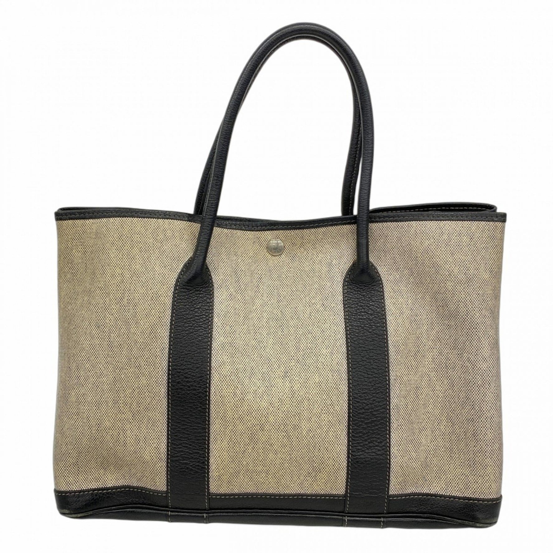 Hermes Hermès Garden PM Tote Bag, Toile H, F Stamp