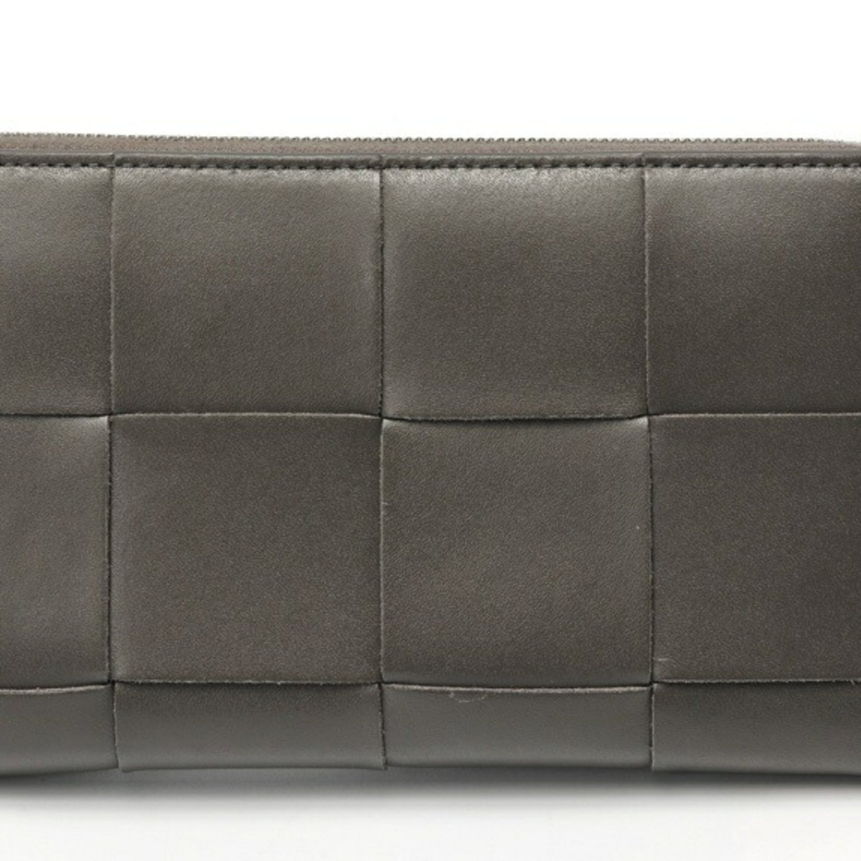 Bottega Veneta Cassette Zip Around Wallet Calf Leather