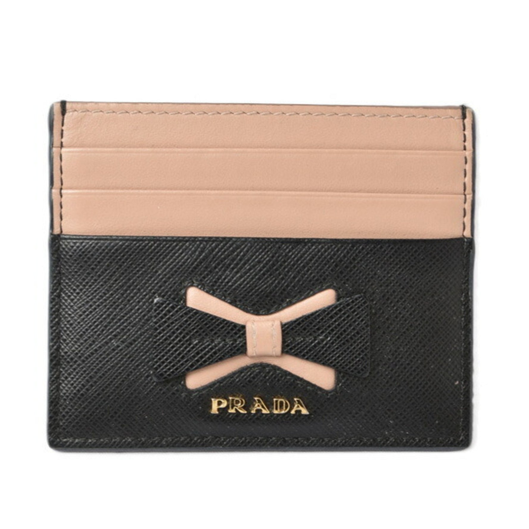 PRADA Card Case/Business Holder SAFFIANO/Saffiano NERO/Black