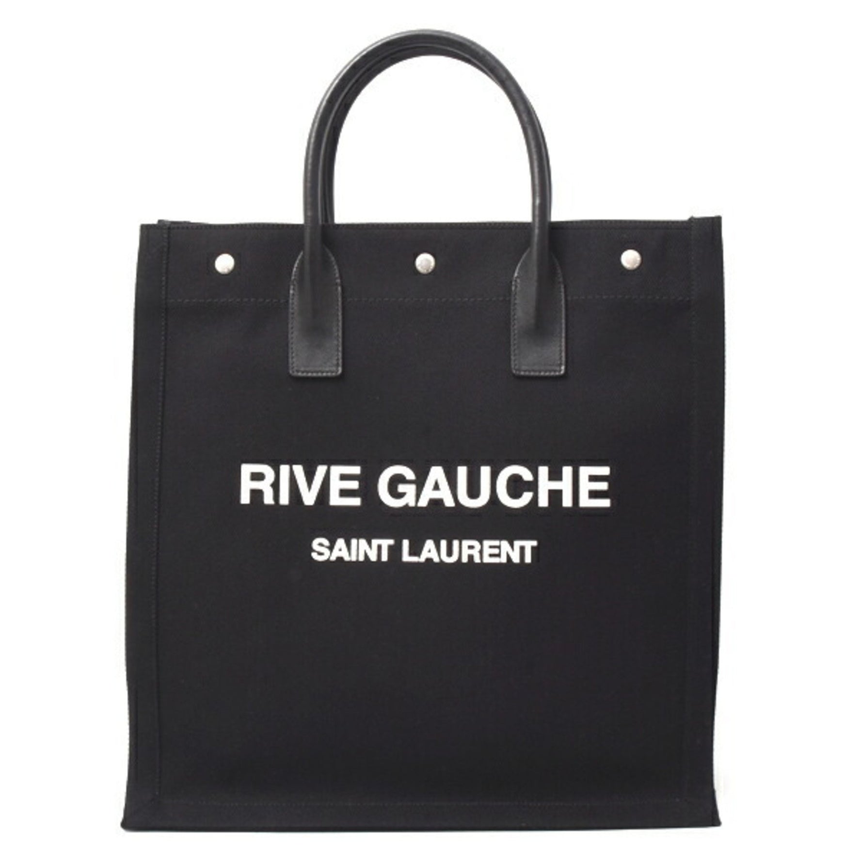 Saint Laurent Men's Rive Gauche Tote Bag Hand Canvas