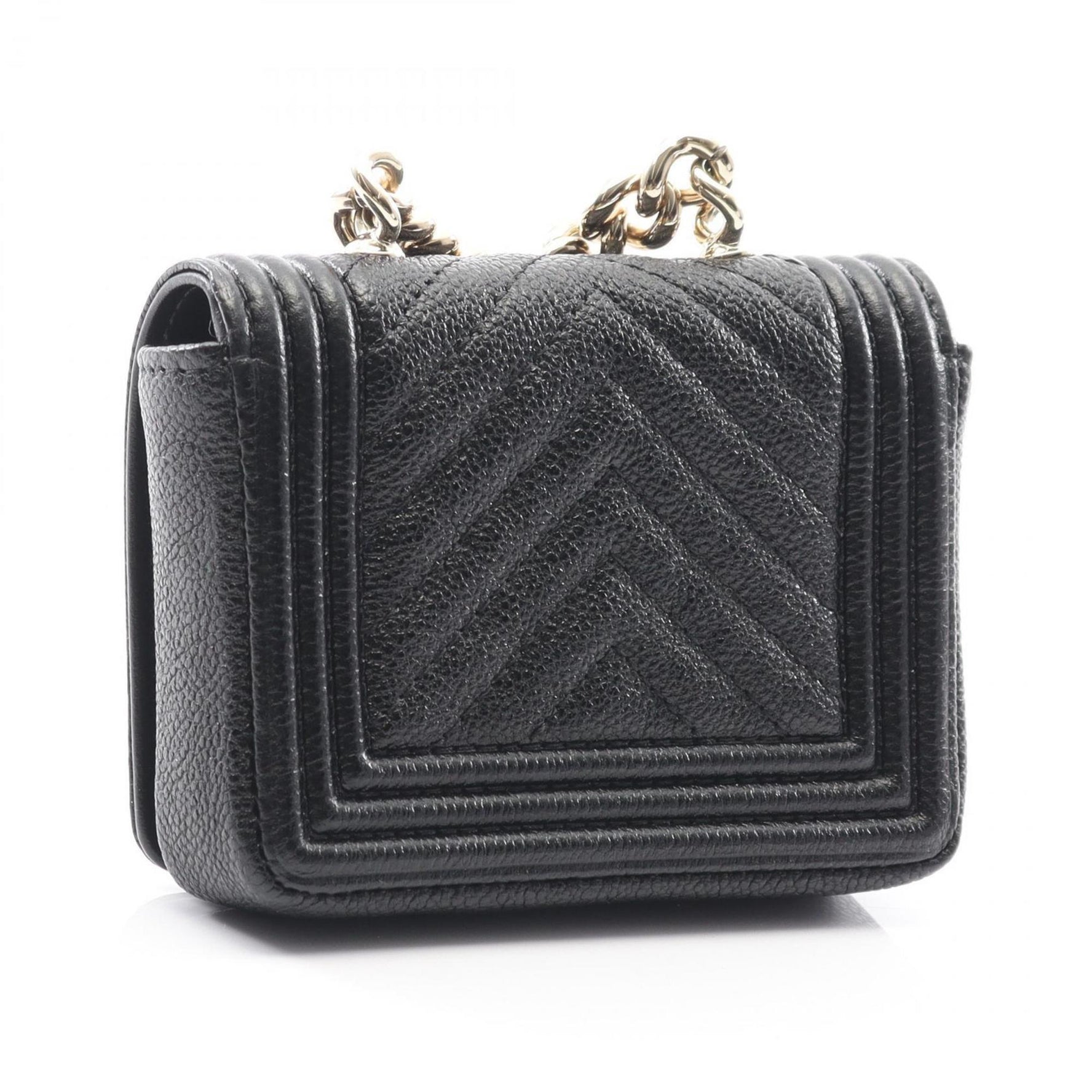 CHANEL Boy Shoulder Bag in Grained Calfskin Leather