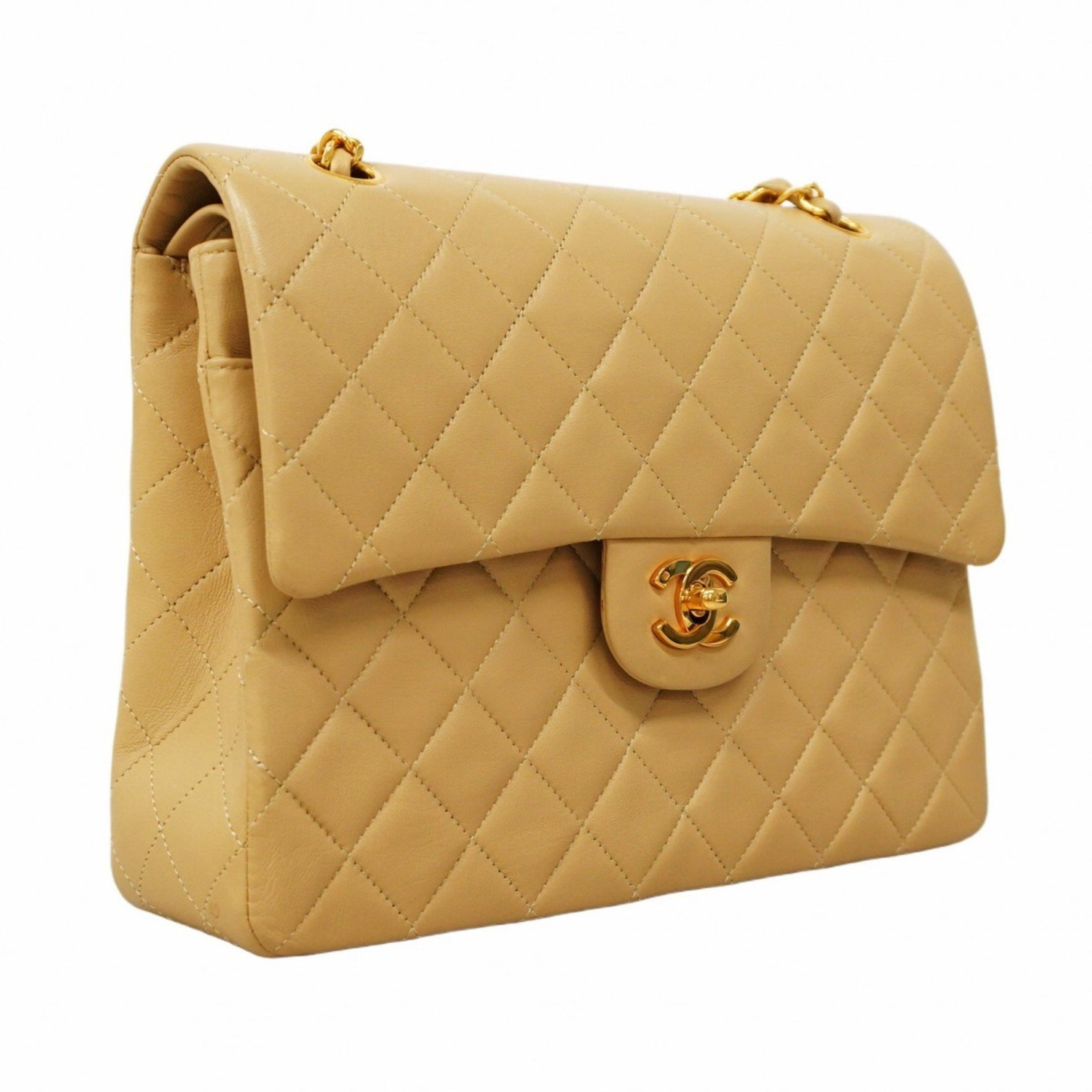Chanel Matelasse Shoulder Bag with Double Flap and Chain, Lambskin