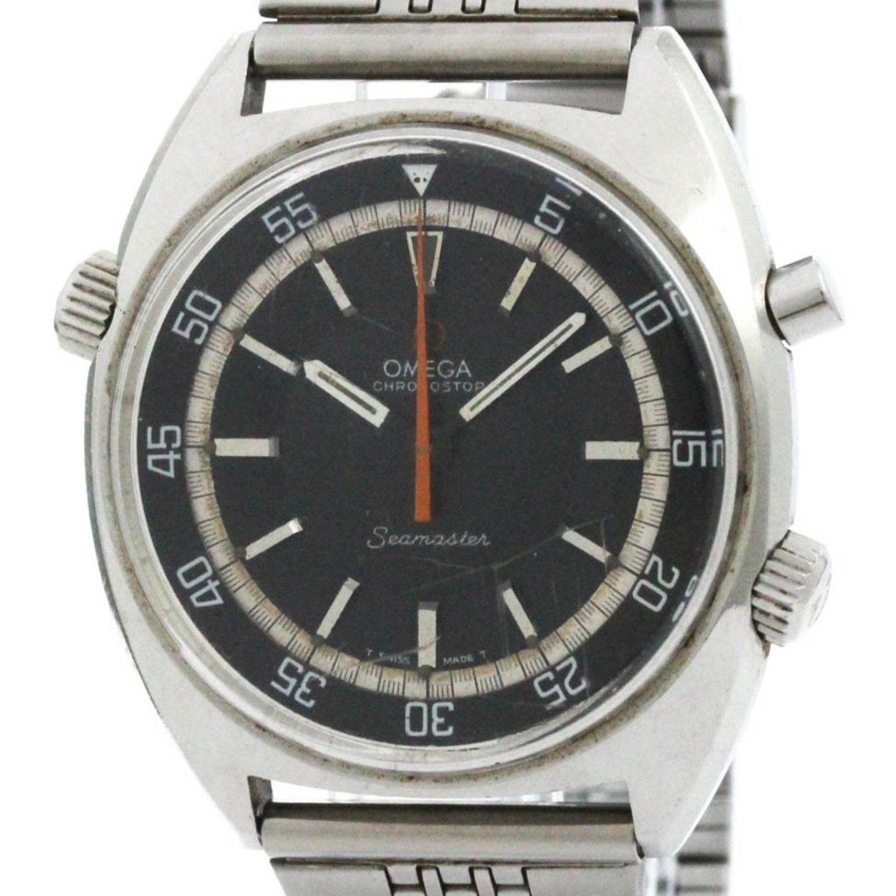 Vintage OMEGA Seamaster Chronostop Cal 865 Steel Watch 145.008