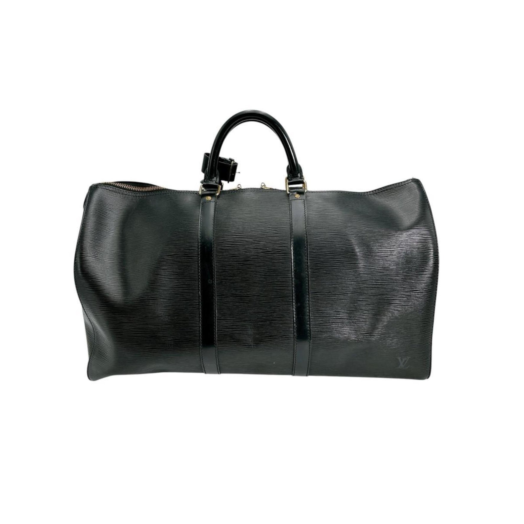 Louis Vuitton Boston bag Travel Epi Keepall 50 leather