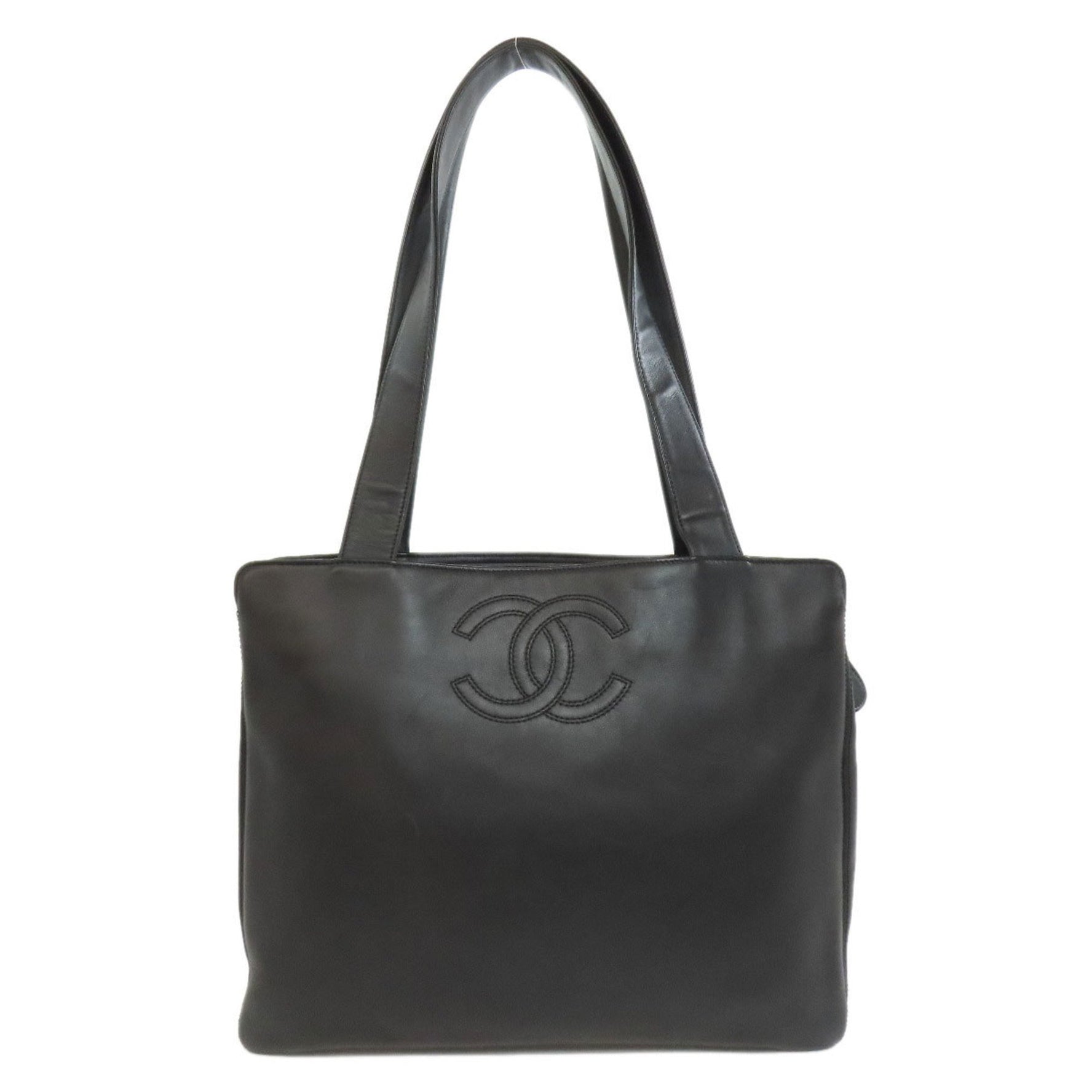 CHANEL Coco Mark Tote Bag Calfskin