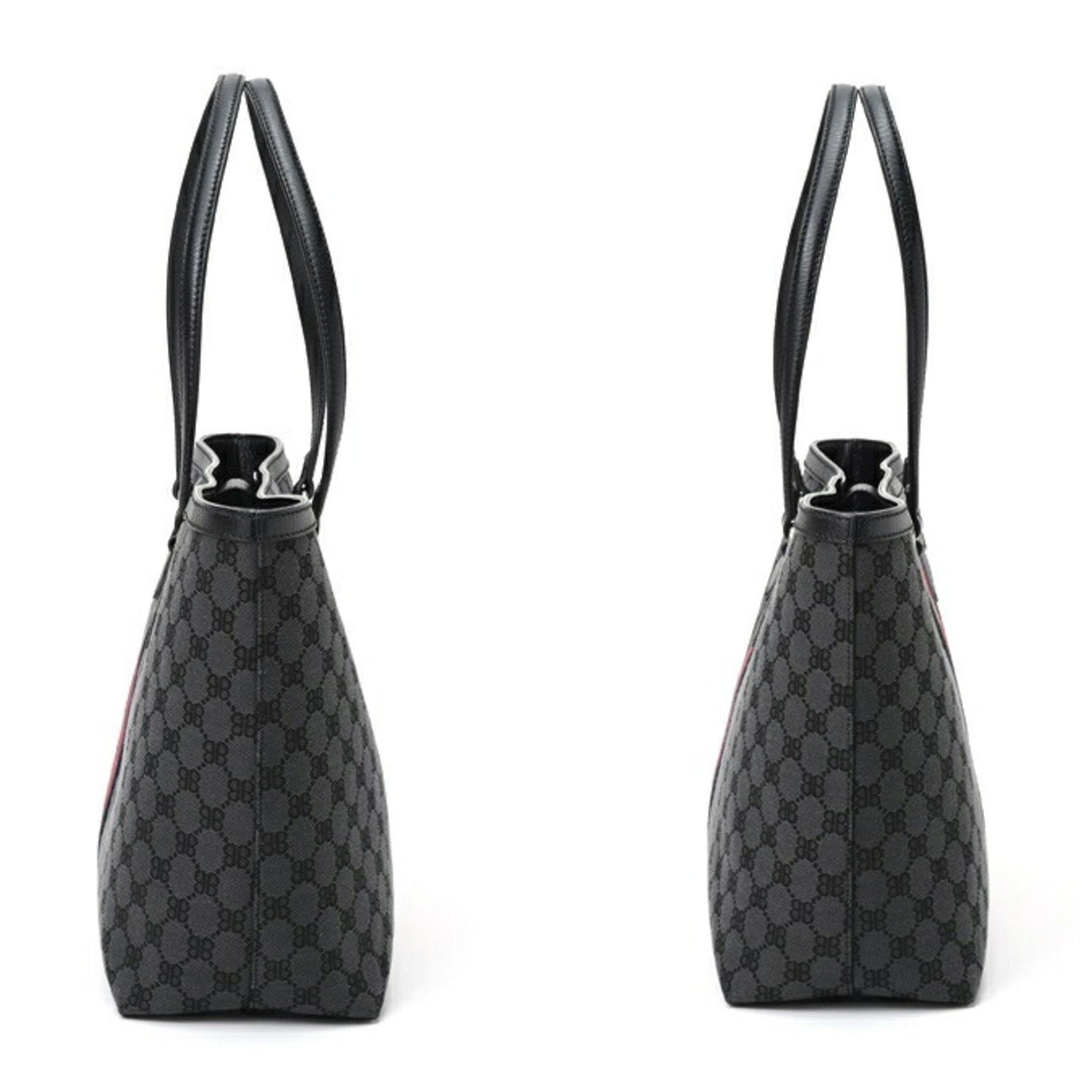BALENCIAGA x GUCCI Hacker Project Medium Tote Bag Canvas Leather