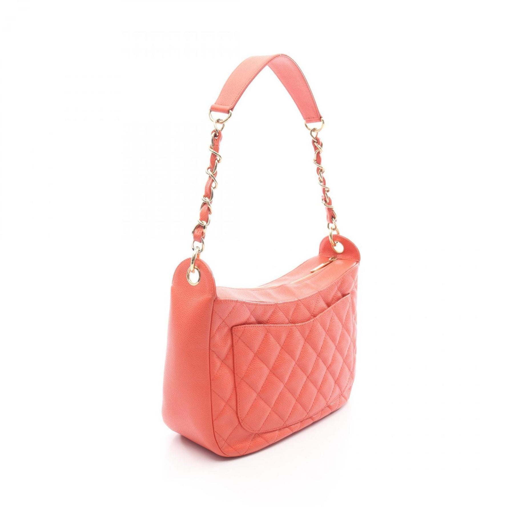 CHANEL Matelasse Shoulder Bag in Grained Calfskin Caviar