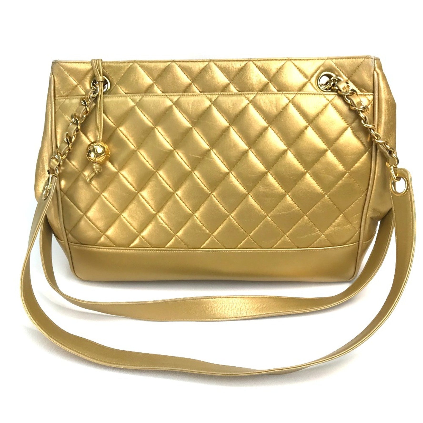 Chanel Coco ball Bag Chain Tote Shoulder Bag x GoldHardware