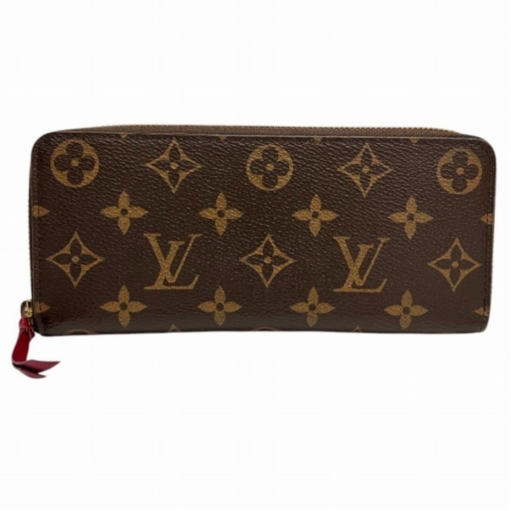 Louis Vuitton Monogram Portefeuille Clemence Round Zip Long Wallet
