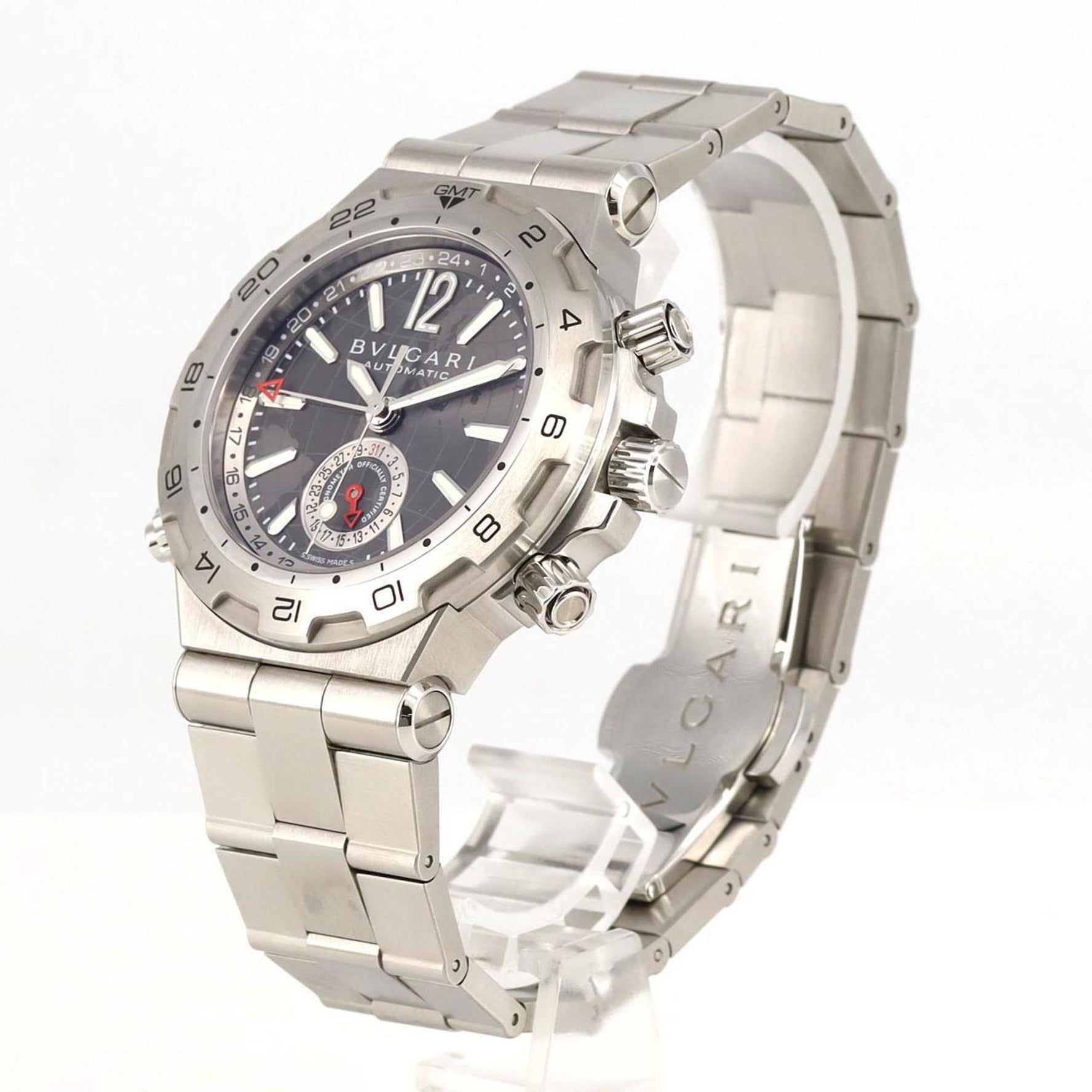 Bvlgari Diagono GMT SS Watch Automatic