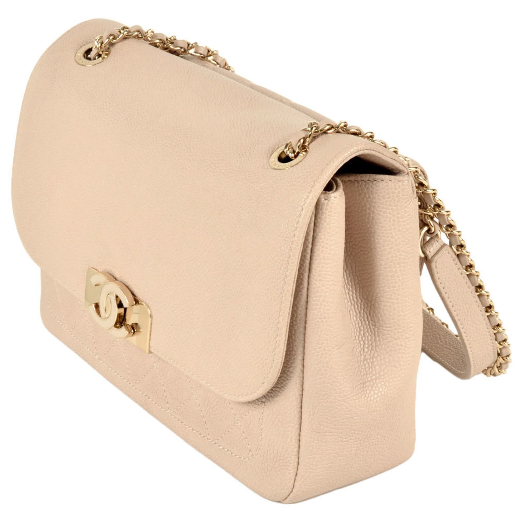 Chanel Shoulder Bag Caviar Skin Series Guarantee Card Ladies