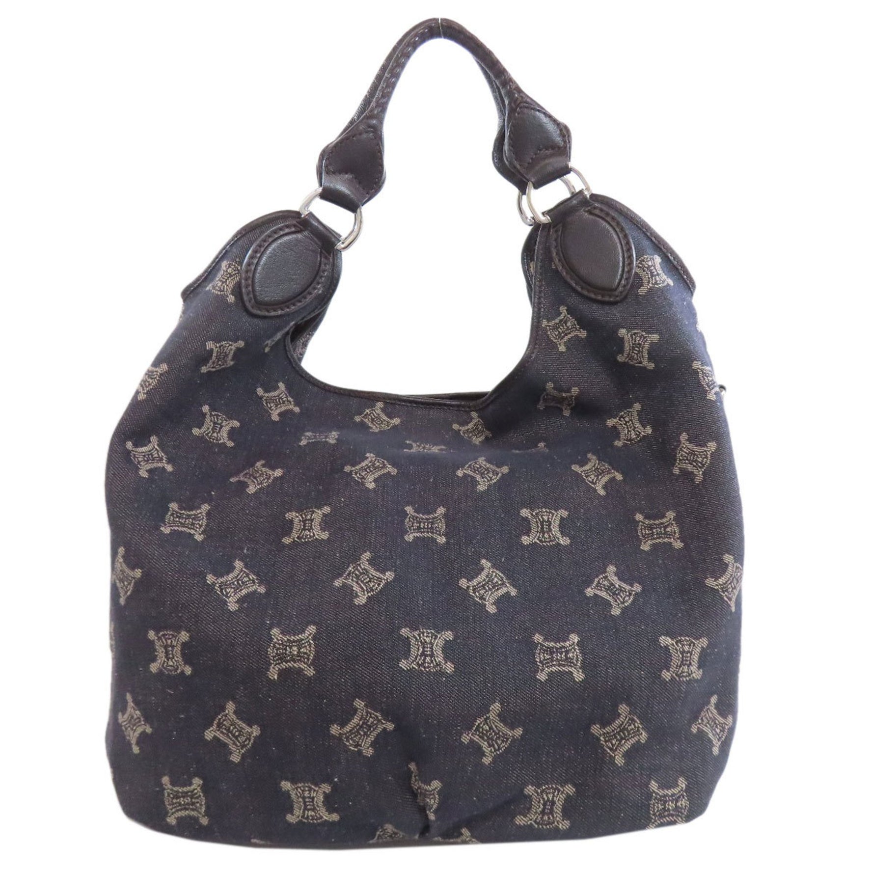 Celine Macadam Denim Handbag