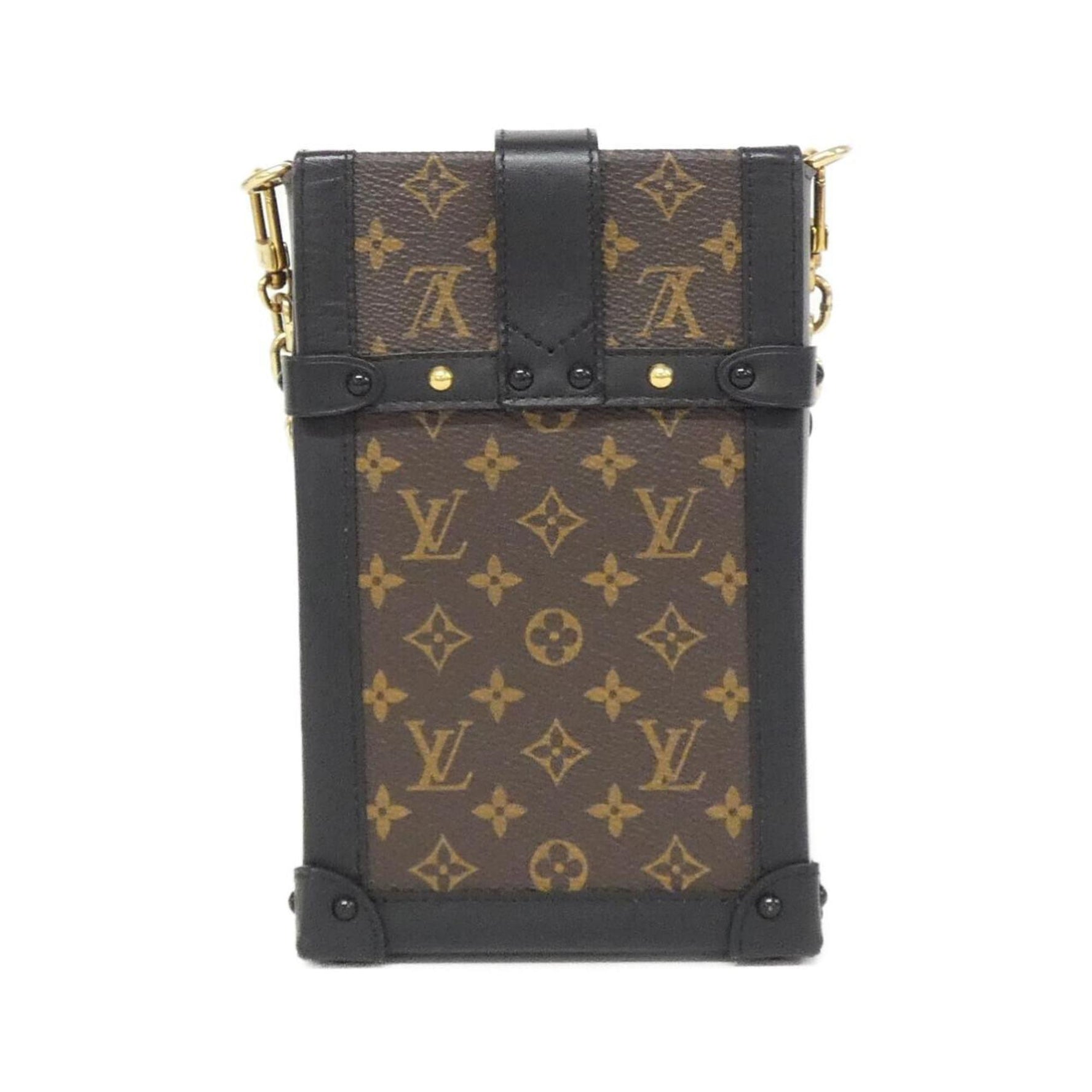 Louis Vuitton Monogram Pochette Trunk Vertical Shoulder Bag