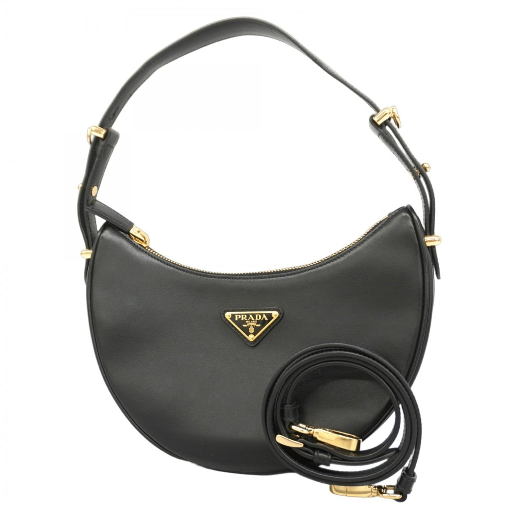 Prada Arke Leather Handbag, Bag