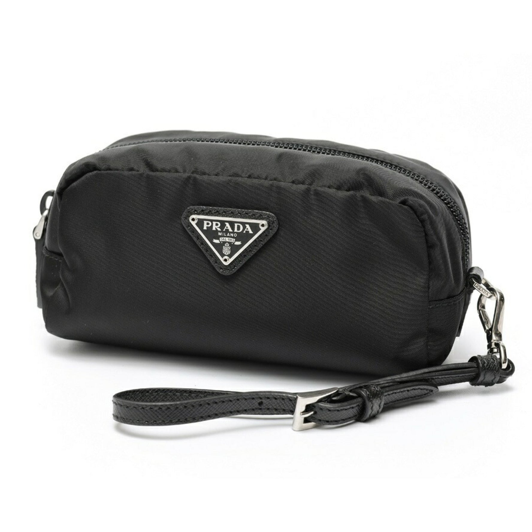 PRADA Pouch with Strap Nylon