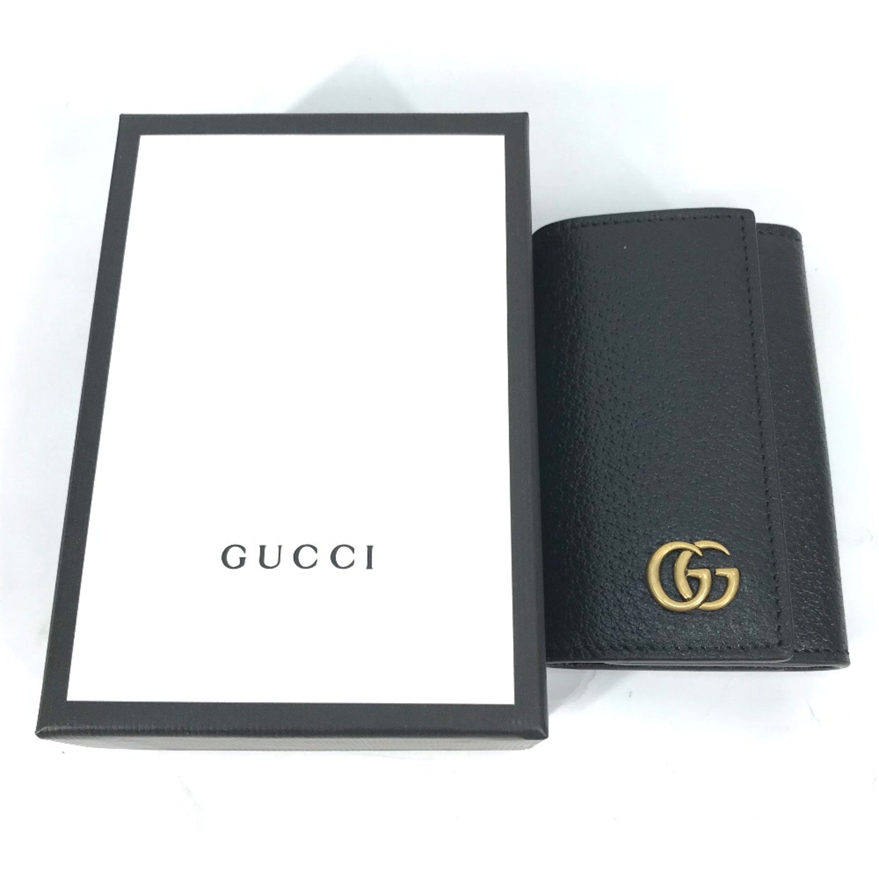 Gucci GG Marmont key with key ring Key Case Gold