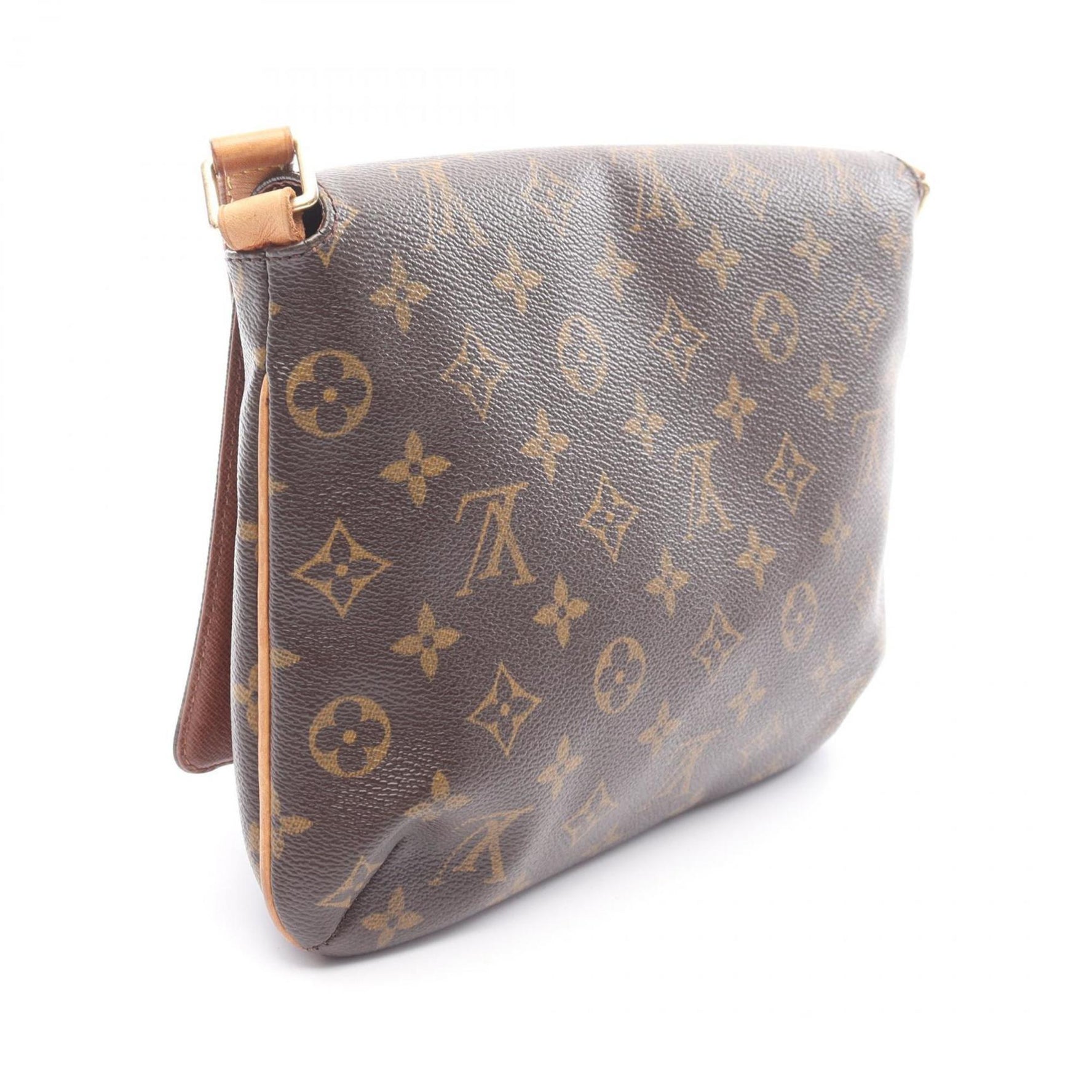 Louis Vuitton Musette Tango Long Strap Shoulder Bag in Coated Canvas and Leather with Monogram Design