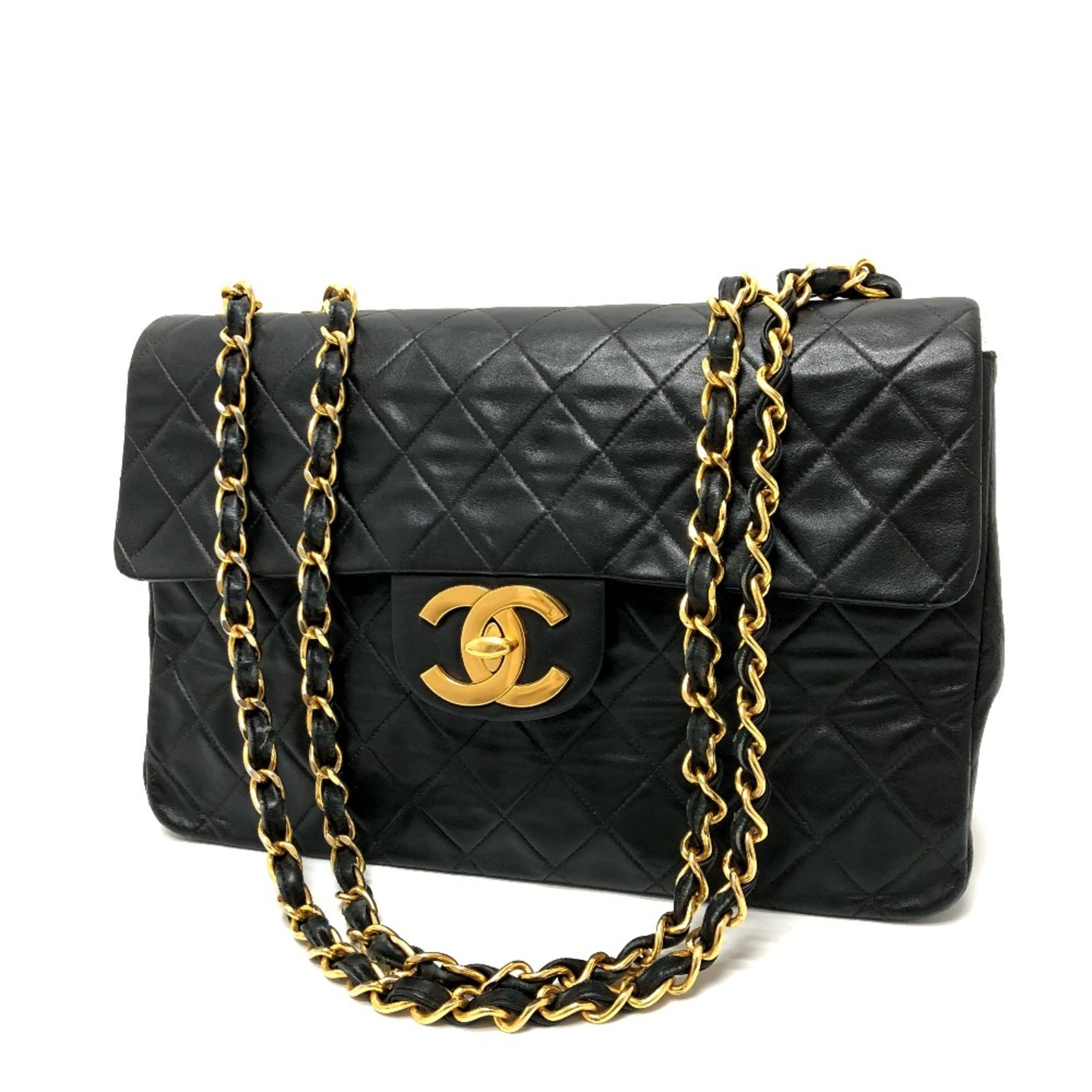 Chanel Double Chain bag bag Shoulder Bag GoldHardware