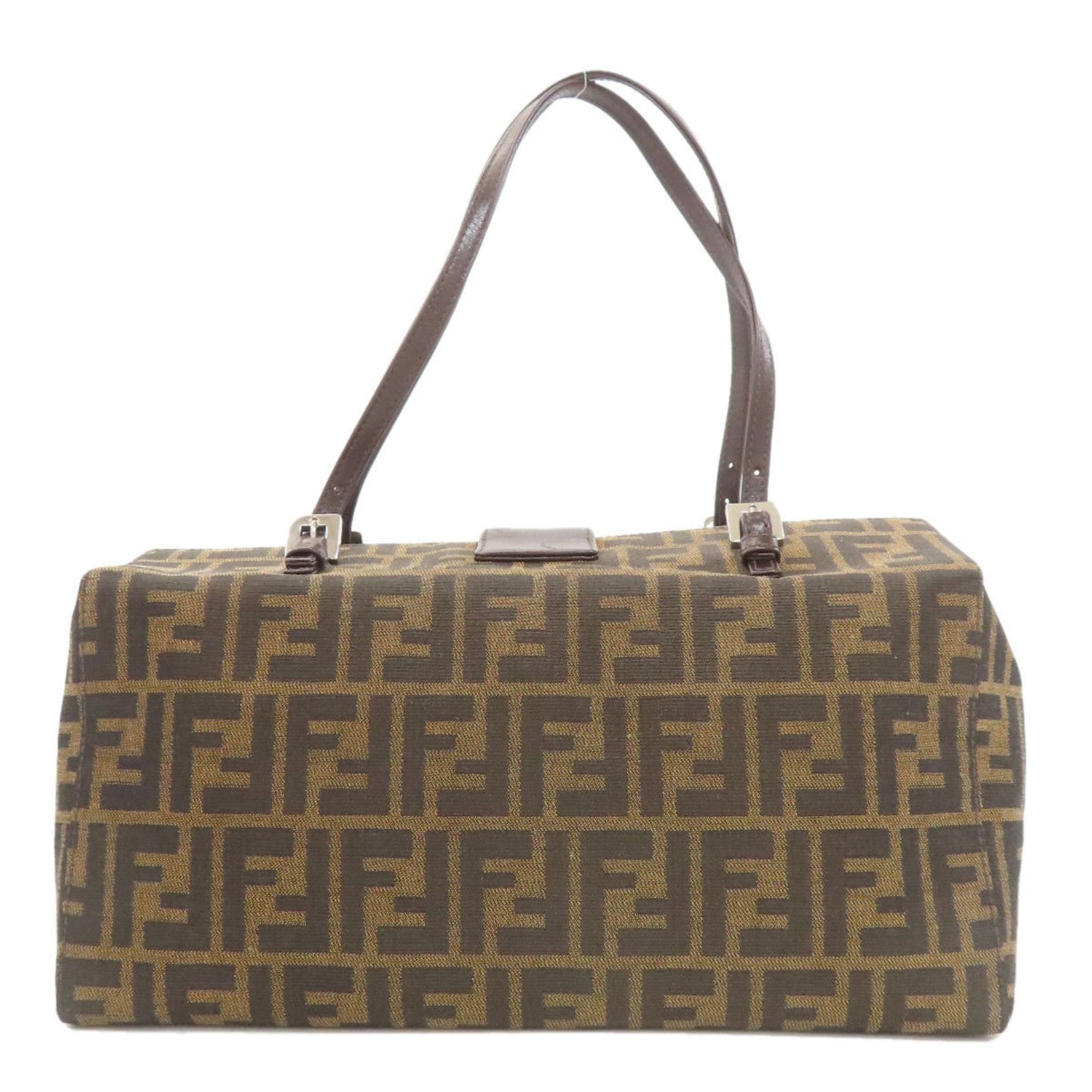 Fendi Zucca pattern canvas handbag
