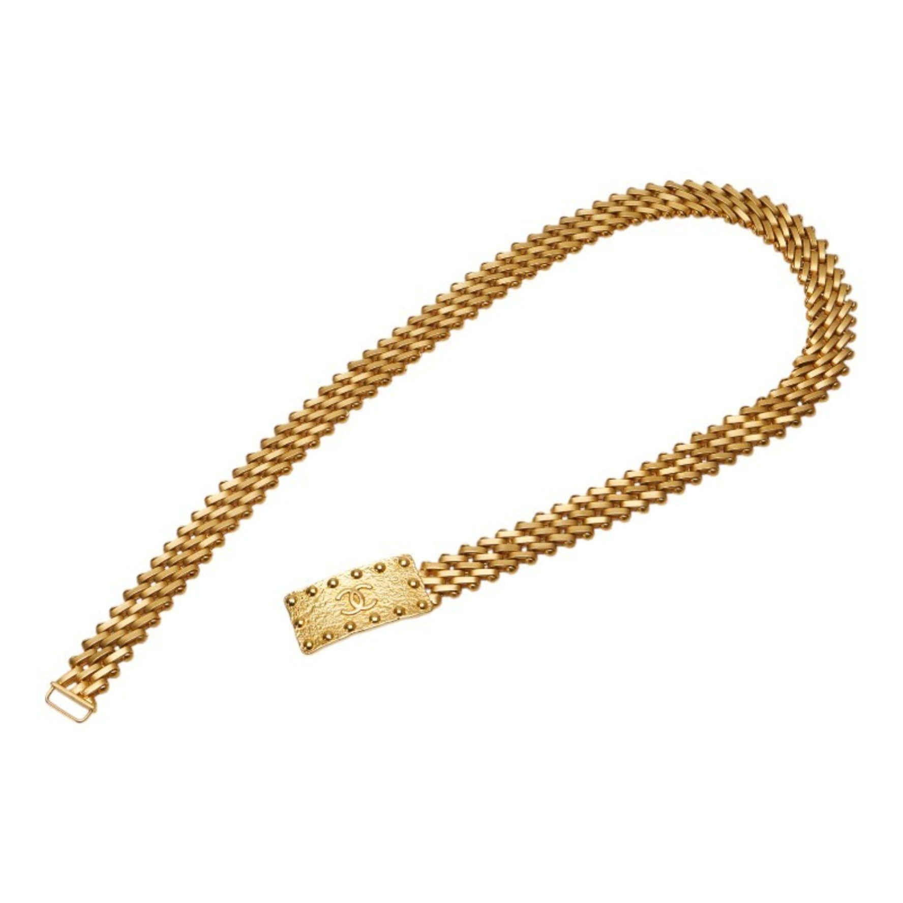 Chanel Coco Mark Belt, Plated