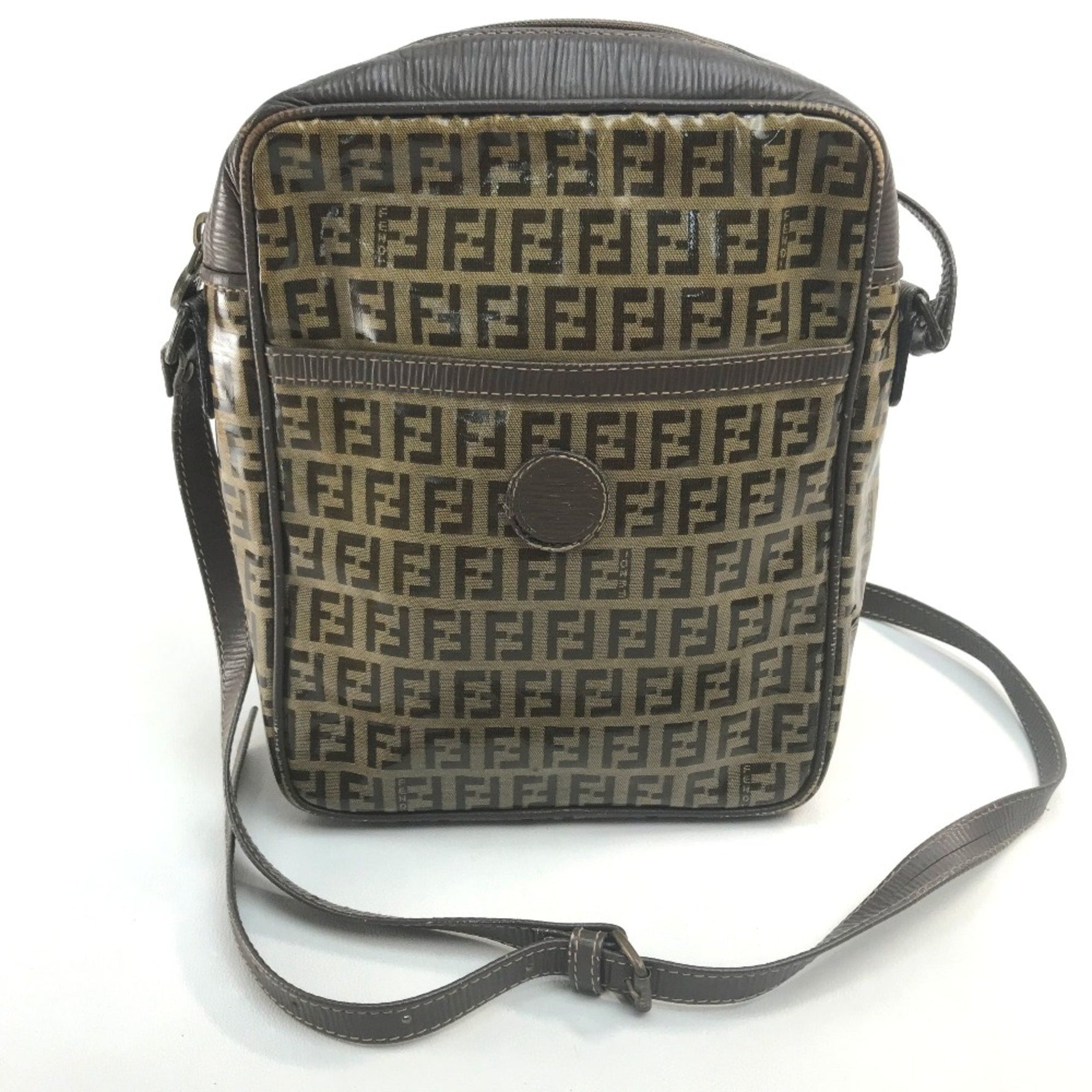 Fendi vintage Bag Pochette Shoulder Bag x Brown