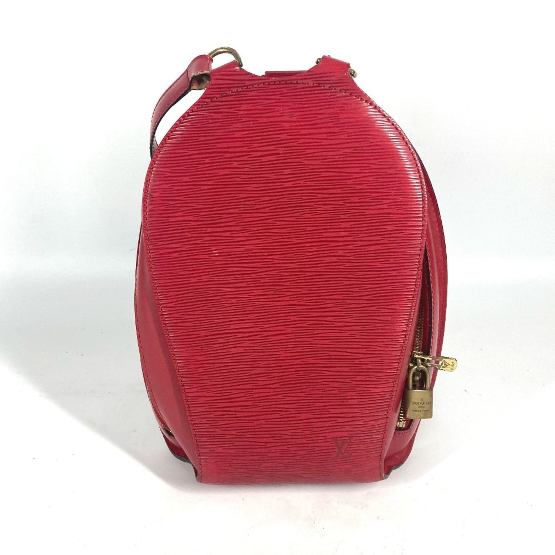 Louis Vuitton Epi Mabillon Backpack Rucksack Leather Castilian Red