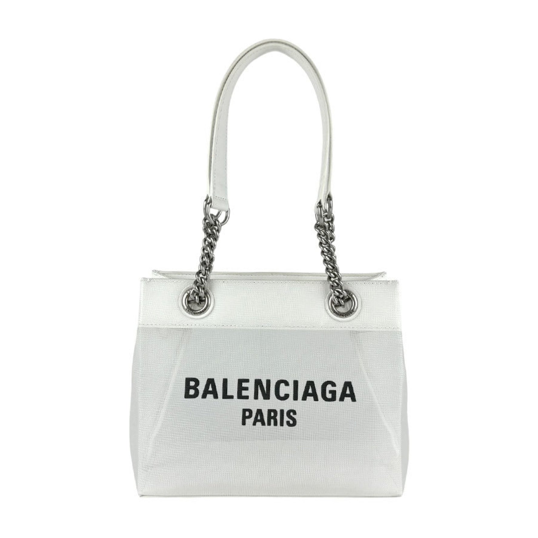 BALENCIAGA Handbag Duty Free Leather Mesh