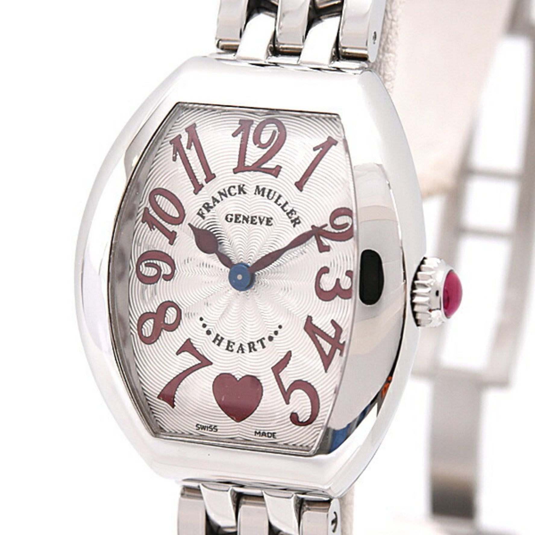 Franck Muller Women's Watch Heart to Battery Operated Japan Limited Edition 500 Pieces Silver Dial Stainless Steel FRANCK MULLER 5002SC6HJ