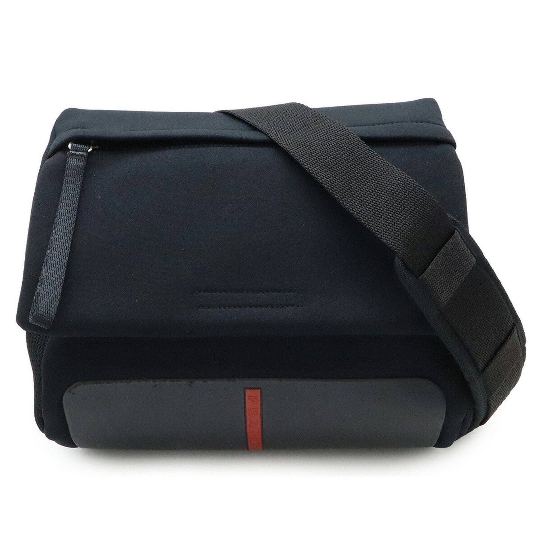 PRADA Sport Line Shoulder Bag Nylon Neoprene Mesh NERO Black
