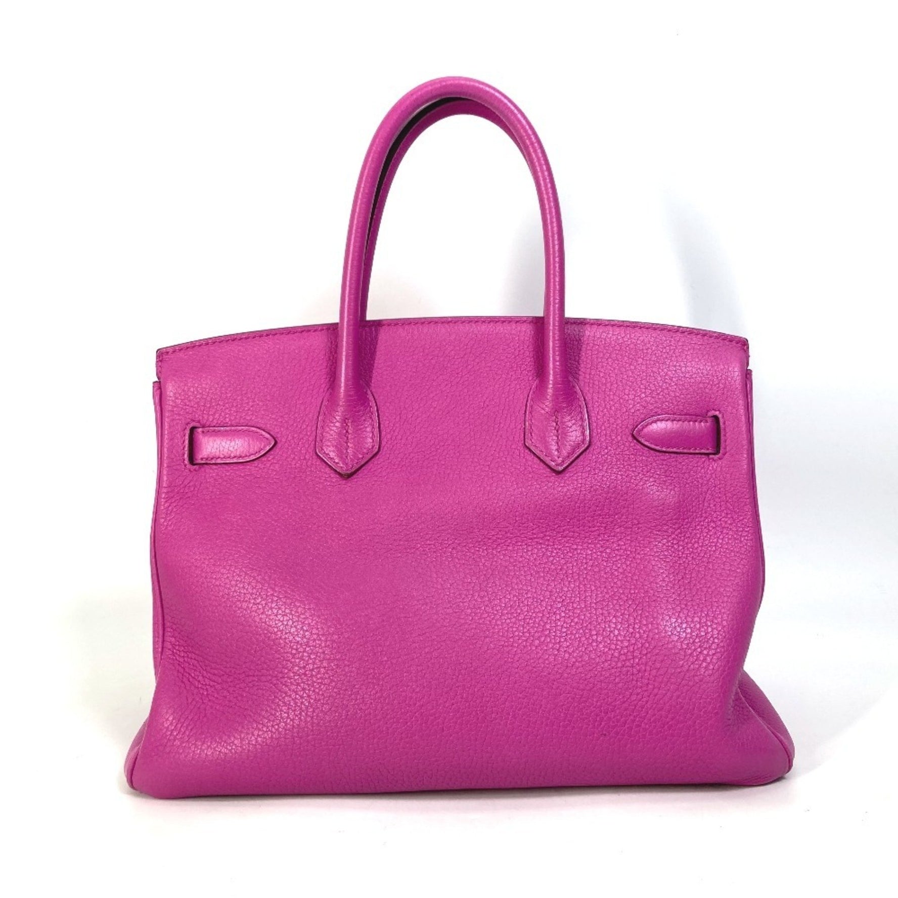 HERMES Birkin 30 Tote Bag, Handbag, Taurillon Clemence Leather, Magnolia
