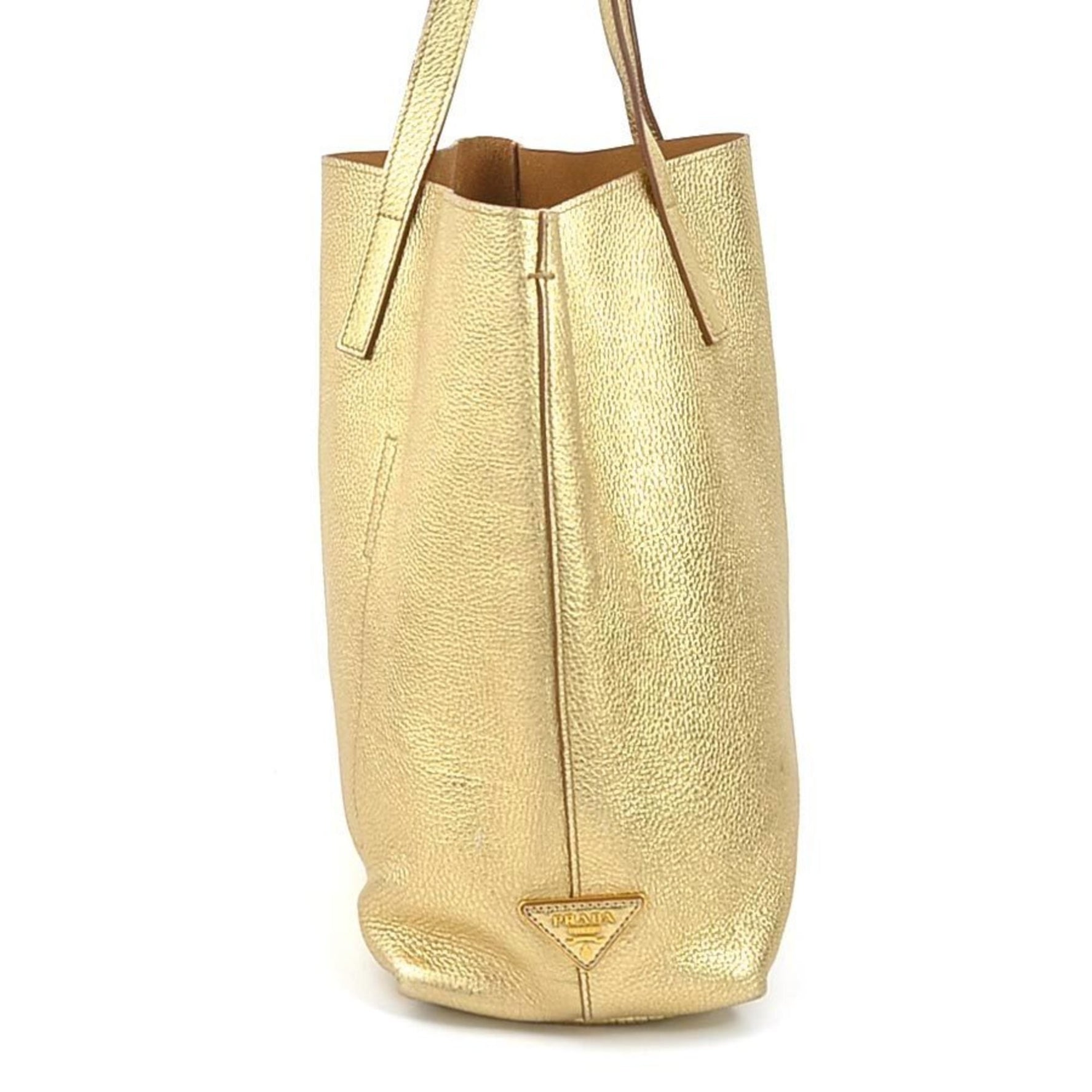 PRADA shoulder bag tote leather ladies