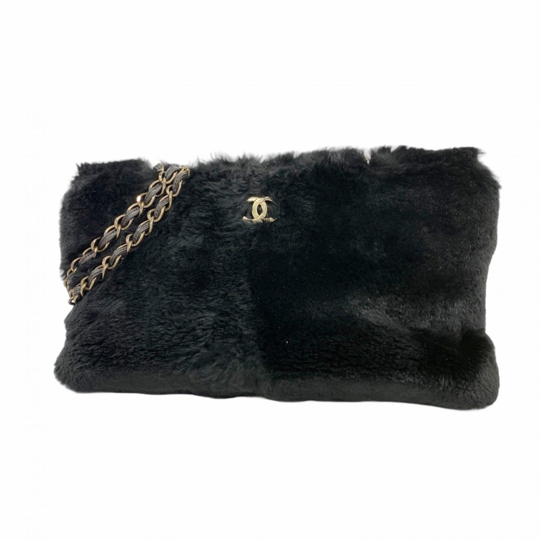 Chanel Shoulder Bag Chain Fur