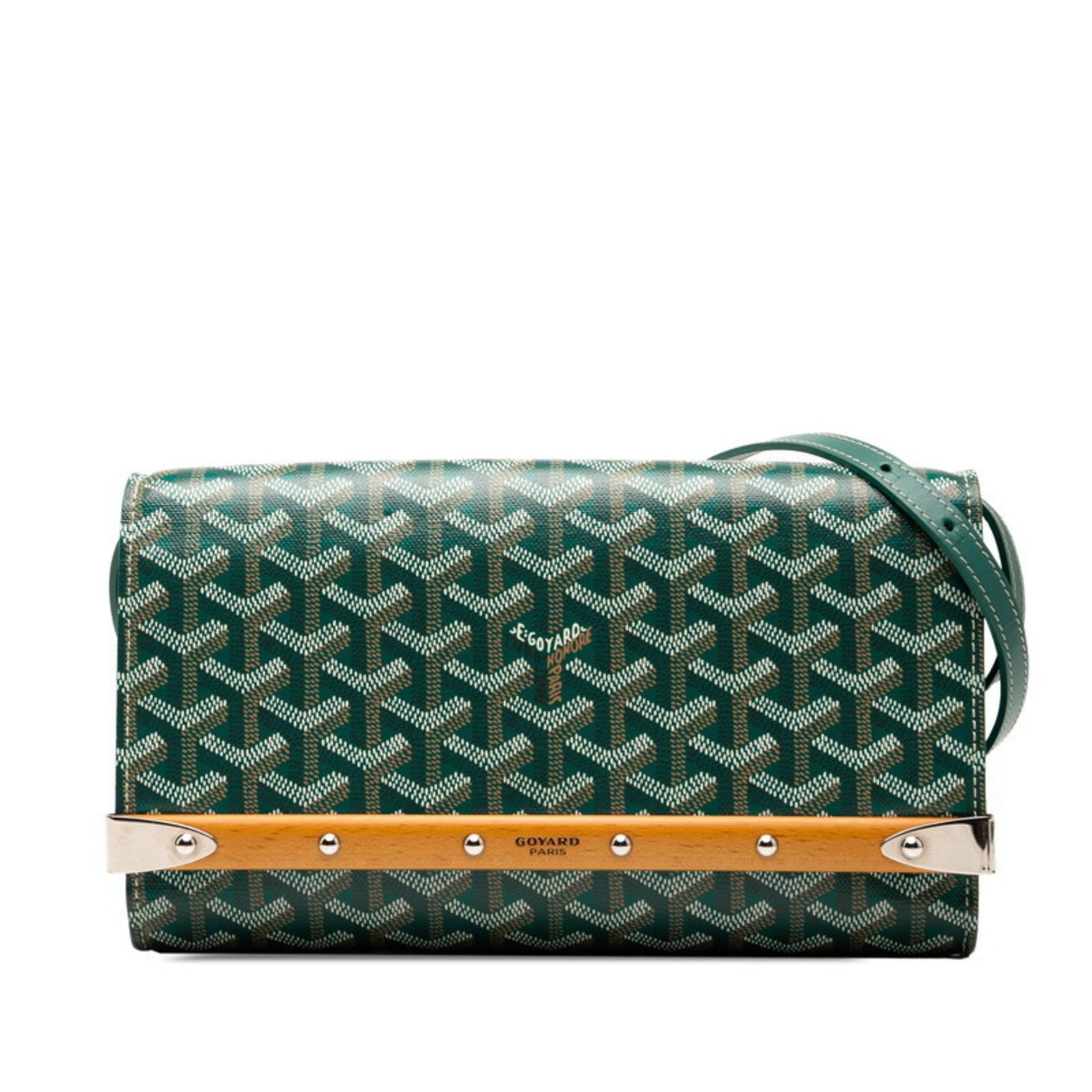 Goyard Monte Carlo PM clutch/shoulder bag in leather .